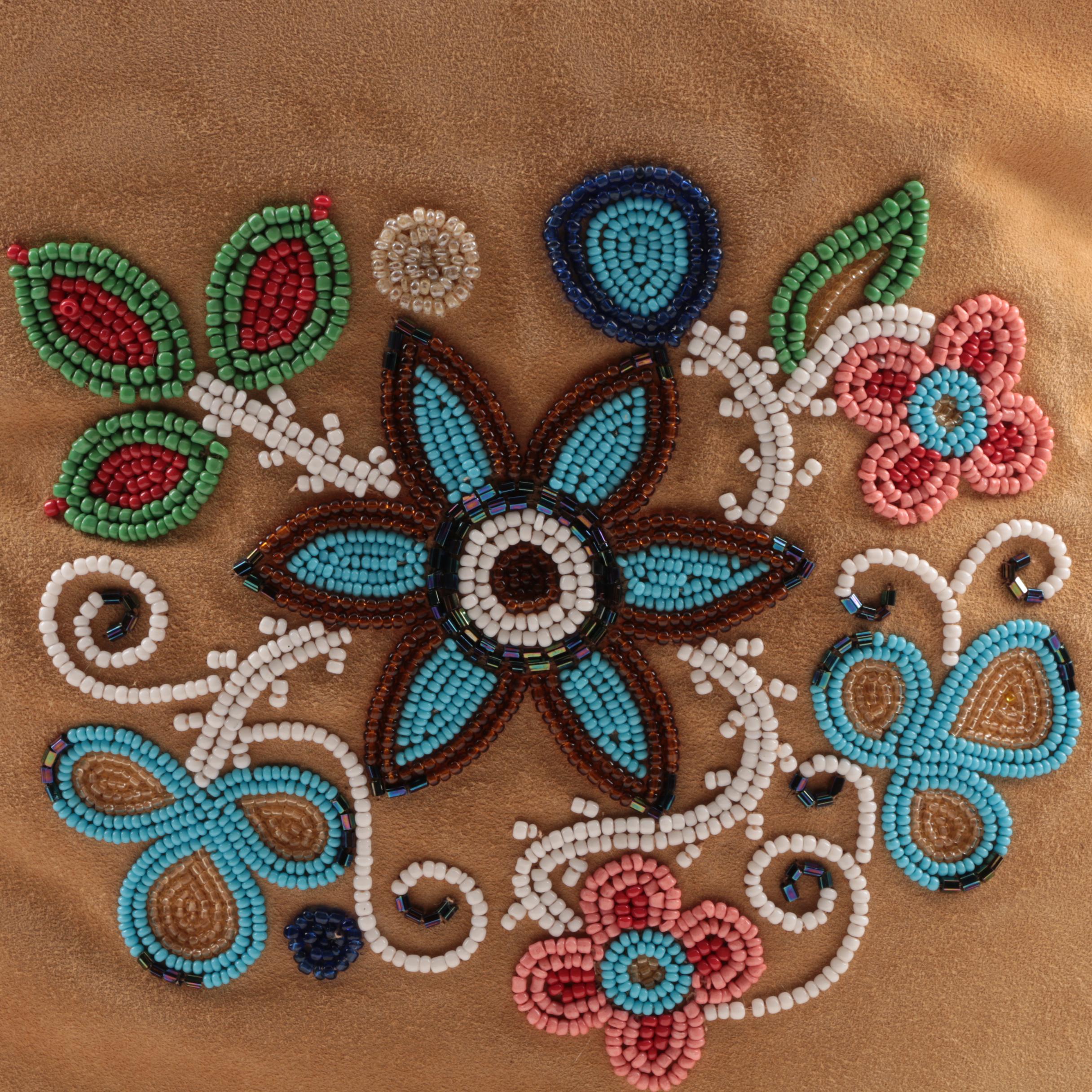 Double D Ranch and Tasha Polizzi Bead Embroidered Leather Accent Pillows