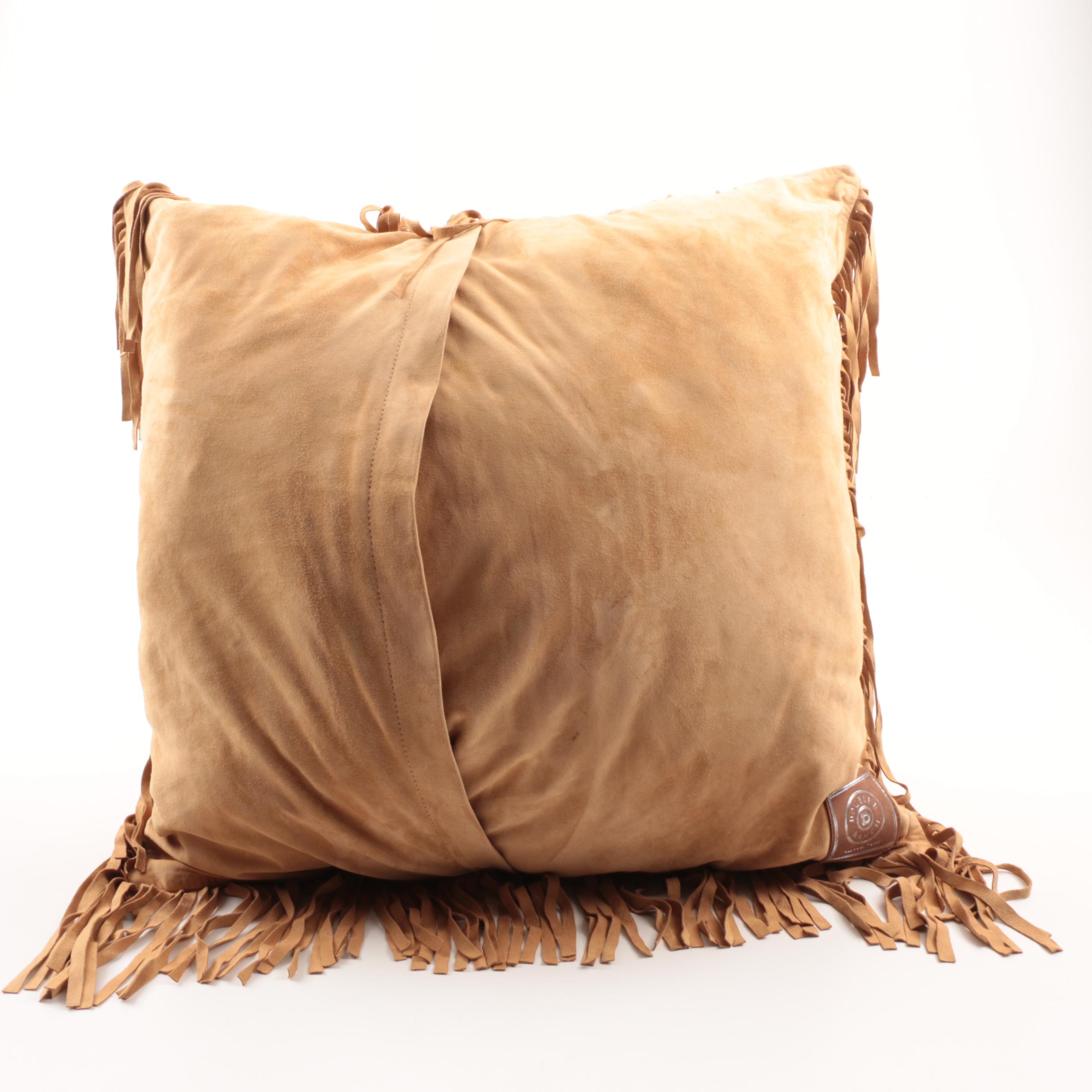 Double D Ranch and Tasha Polizzi Bead Embroidered Leather Accent Pillows