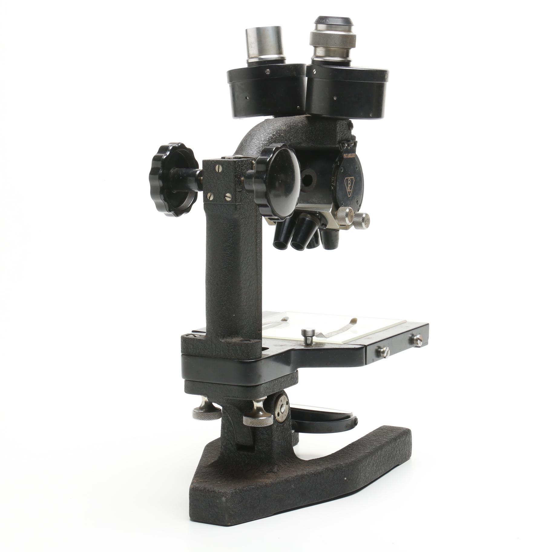 Vintage Bausch and Lomb Microscope
