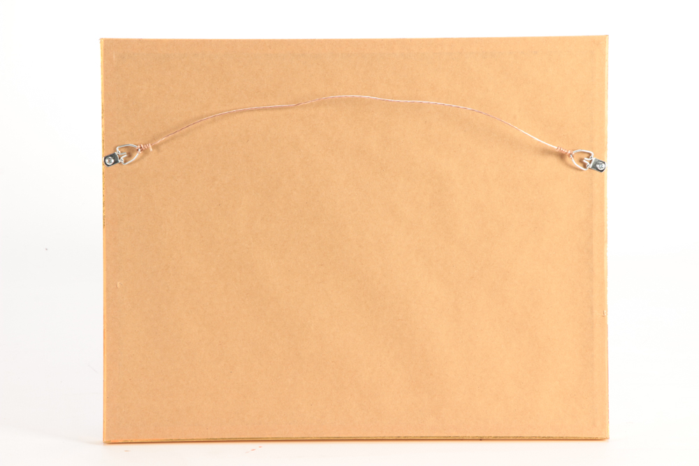 Vintage 1951 Calendar Page Featuring Al Moore Pin-up Illustration