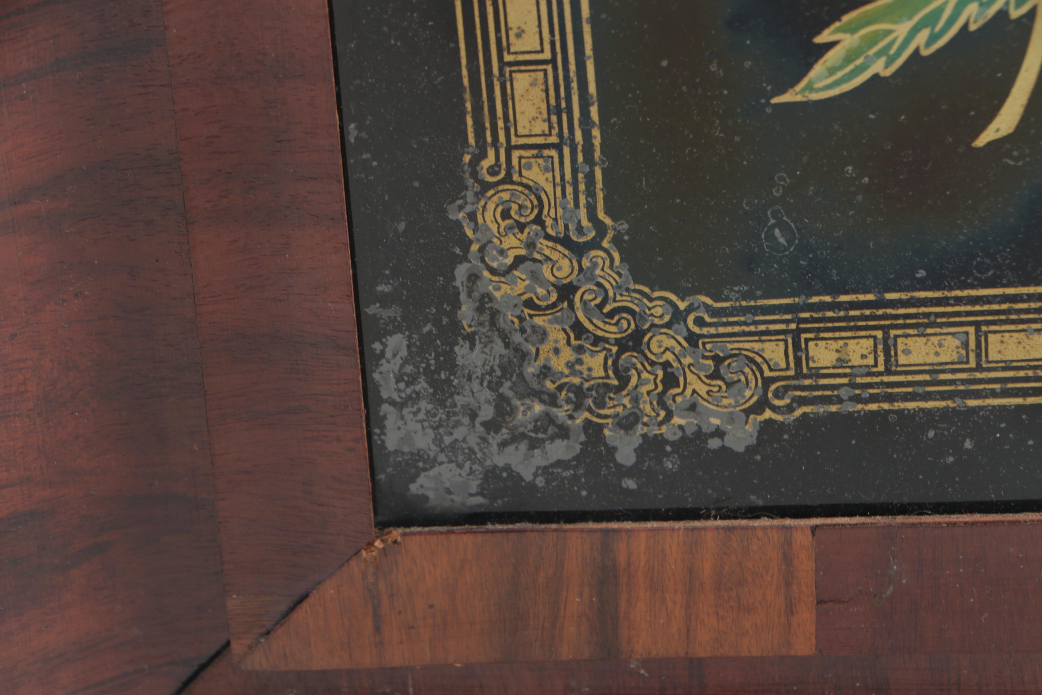 Antique New Haven Clock Co. Mahogany Veneered Ogee Mantel Clock