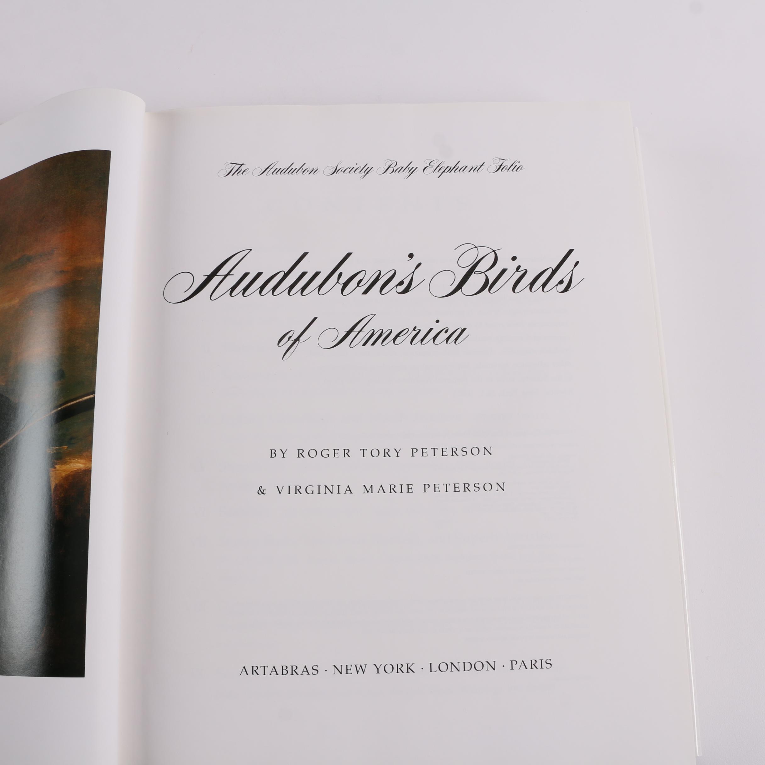 1993 First Artabras Edition "Audubon's Birds of America" Baby Elephant Folio