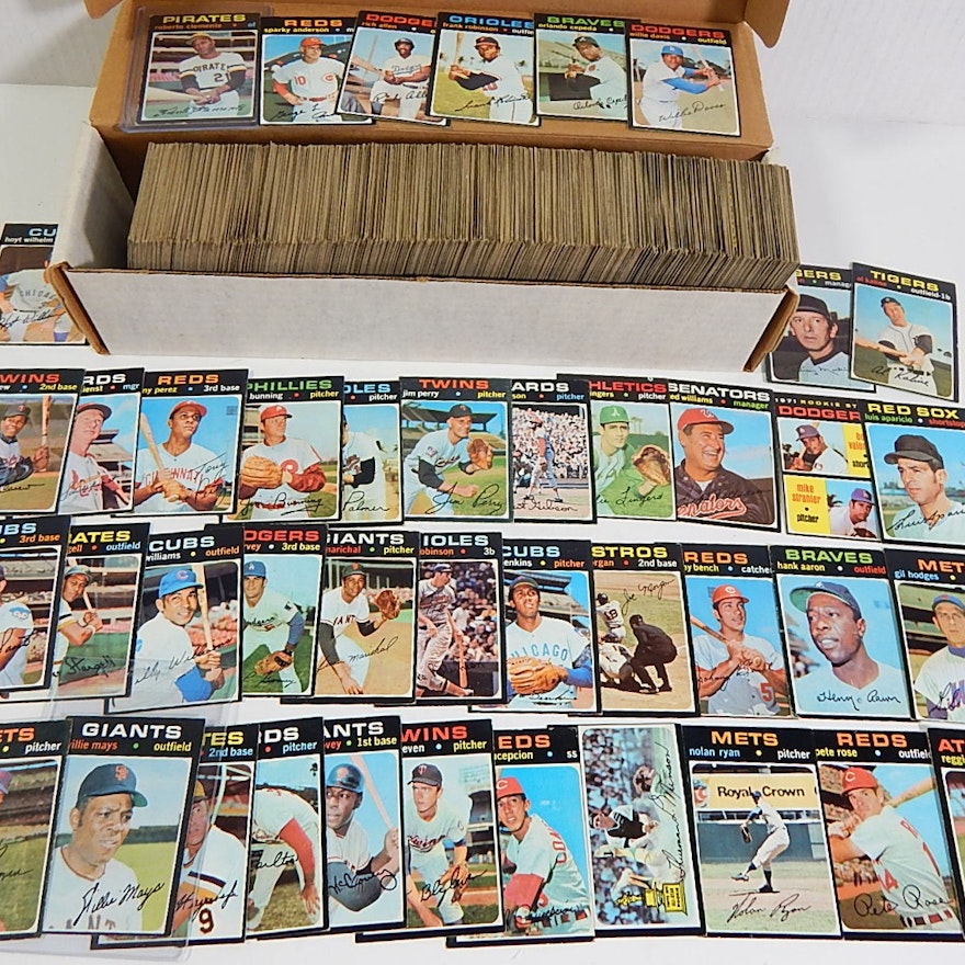 Complete 1971 Topps Baseball Card Set