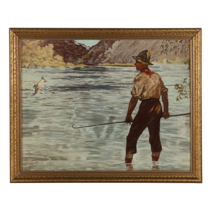 Mid 20th Century Oil Painting
