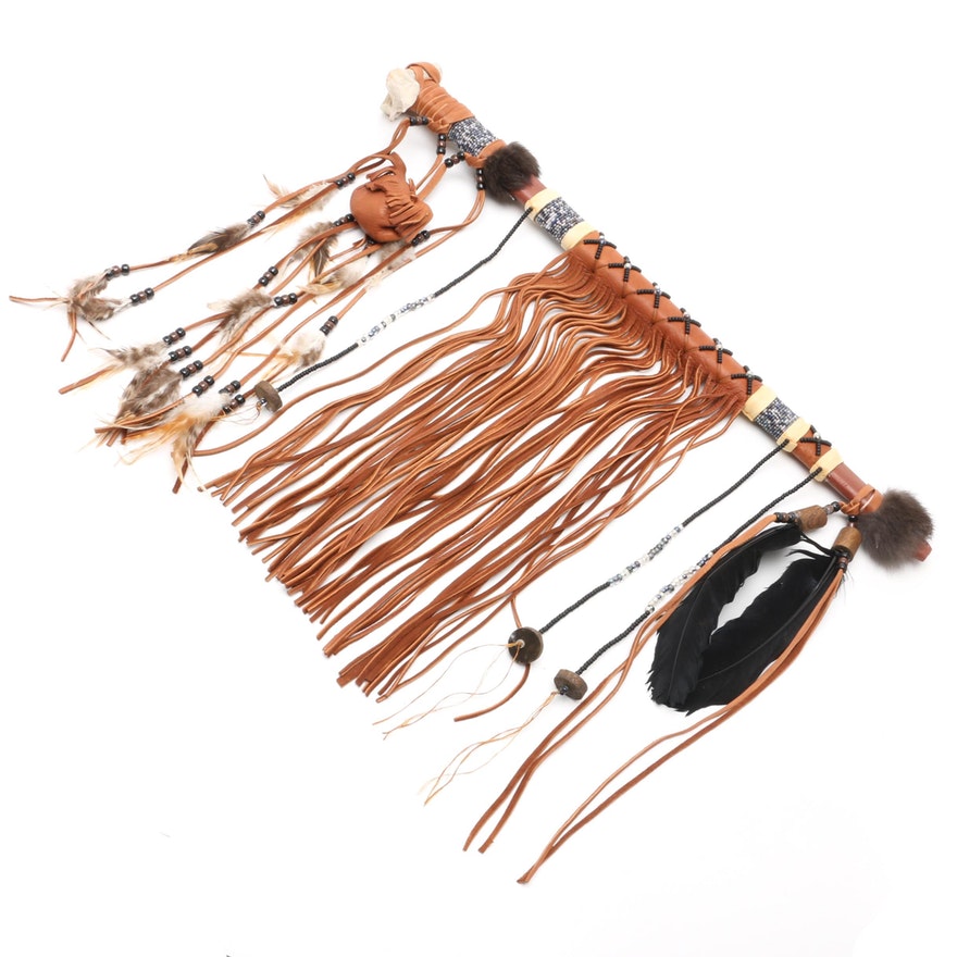 Native American Style Beaded Prayer Stick