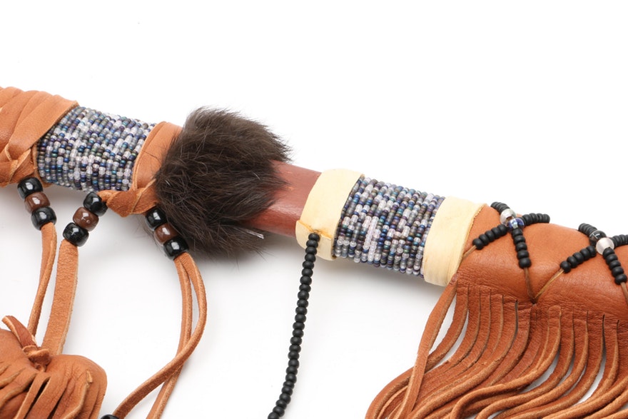 Native American Style Beaded Prayer Stick