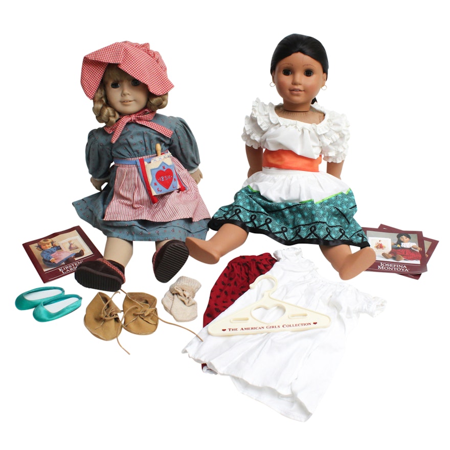 American Girl Doll Historical Characters "Kirsten Larson" and "Josefina Montoya"