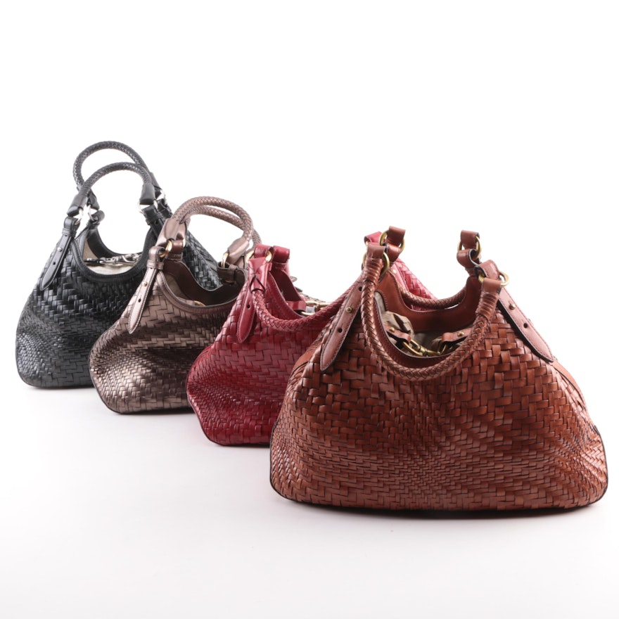 Cole Haan Woven Leather Handbags