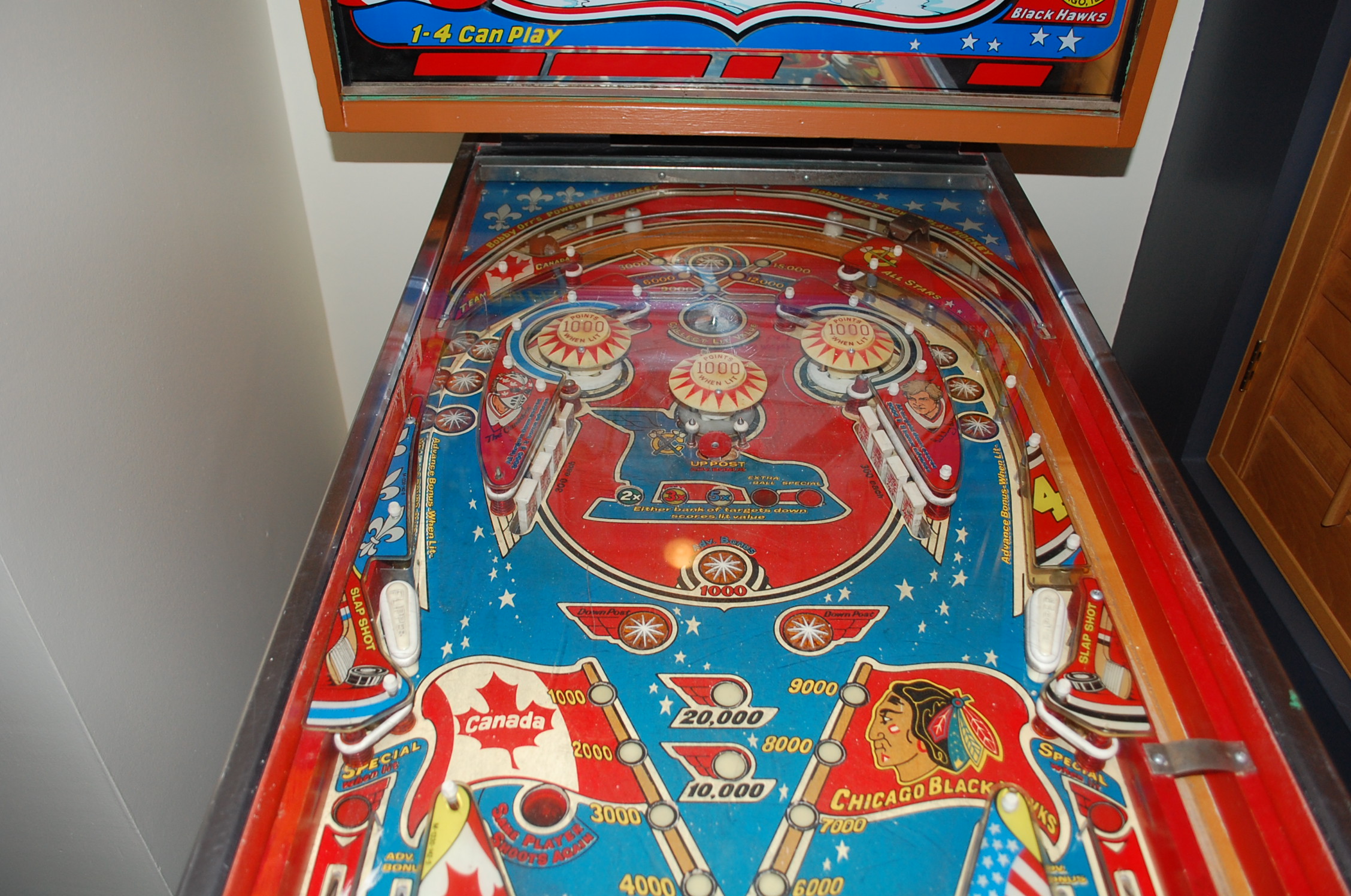 1978 Bally Bobby Orr Power Play Pinball Machine