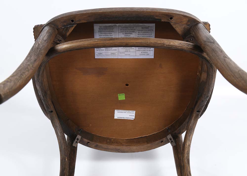 Restoration Hardware "Vienna Cafe" Leather Arm Chairs