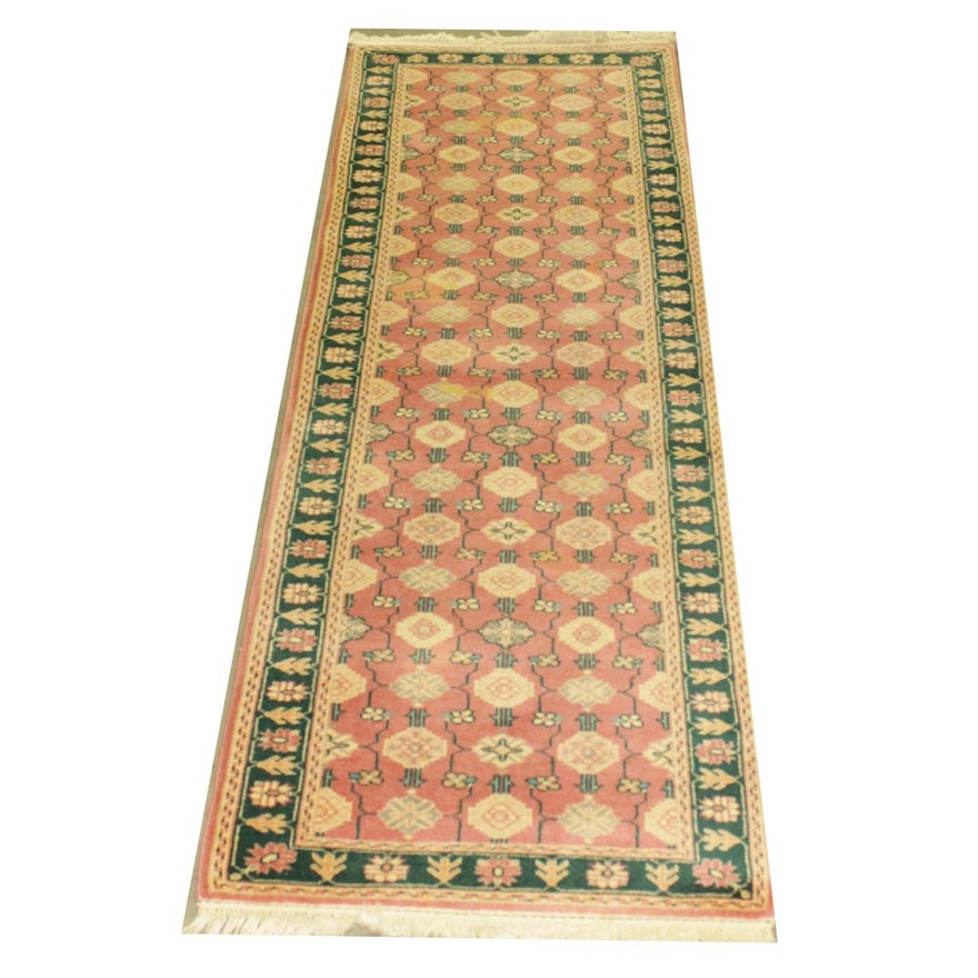 Contemporary Handwoven Indian Carpet Runner