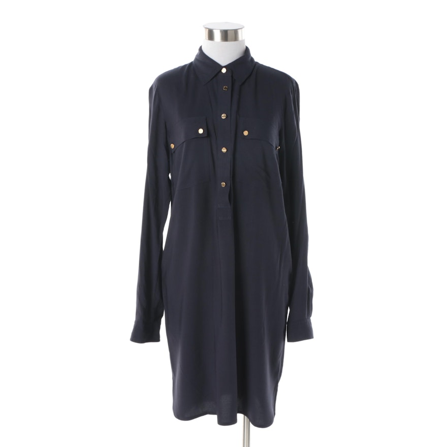 MICHAEL Michael Kors Navy Shirt Dress