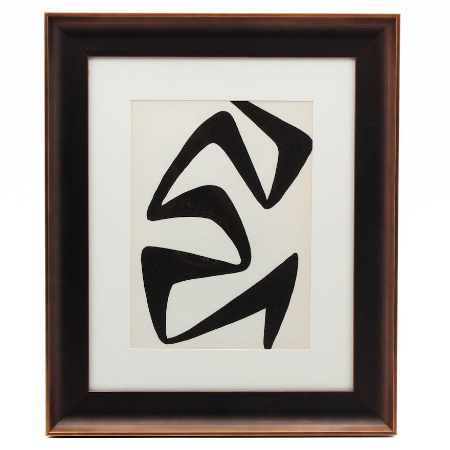 Alexander Calder Lithograph for 1968 "Derrière le Miroir" Magazine