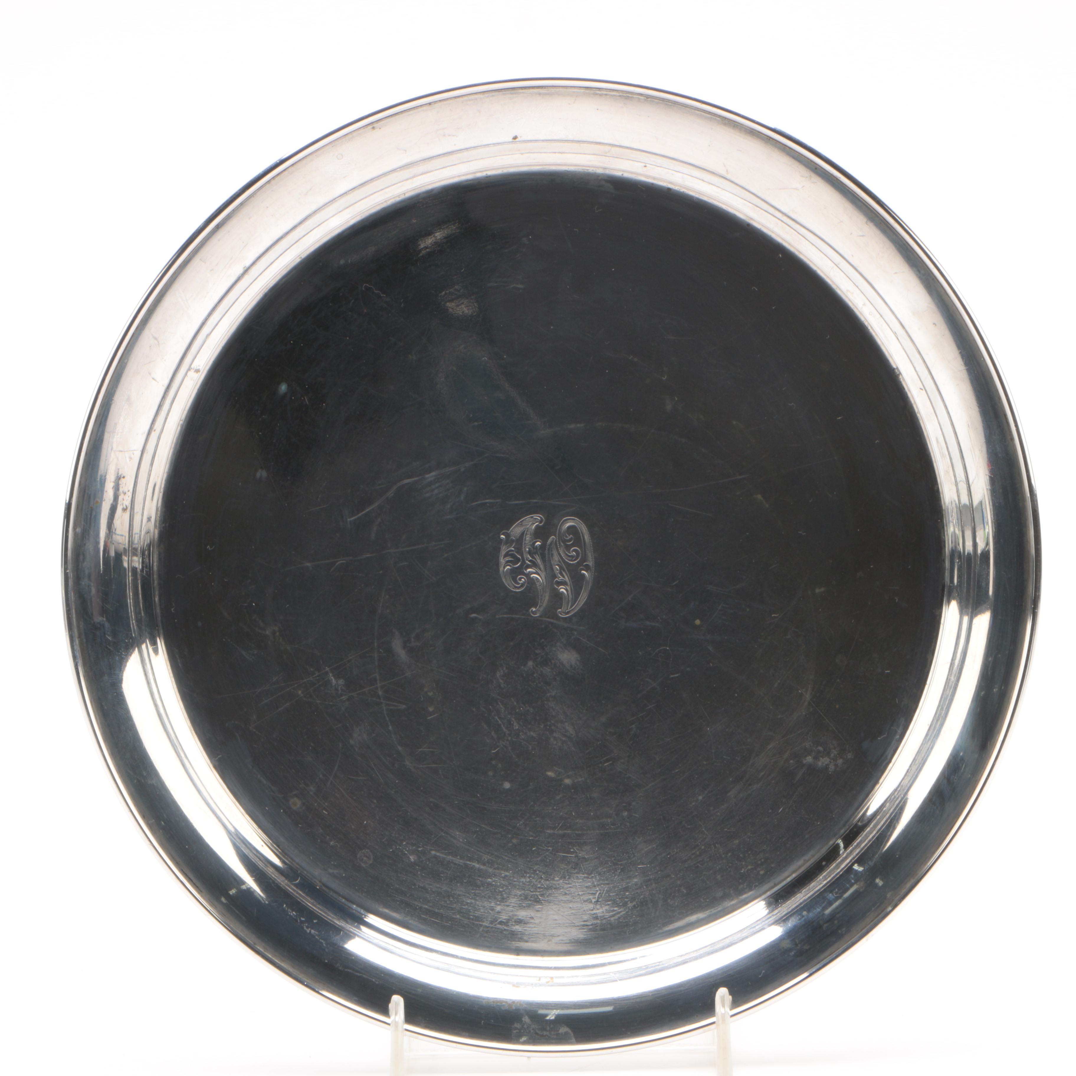 Vintage David-Andersen Norwegian 830 Silver Sandwich Plate