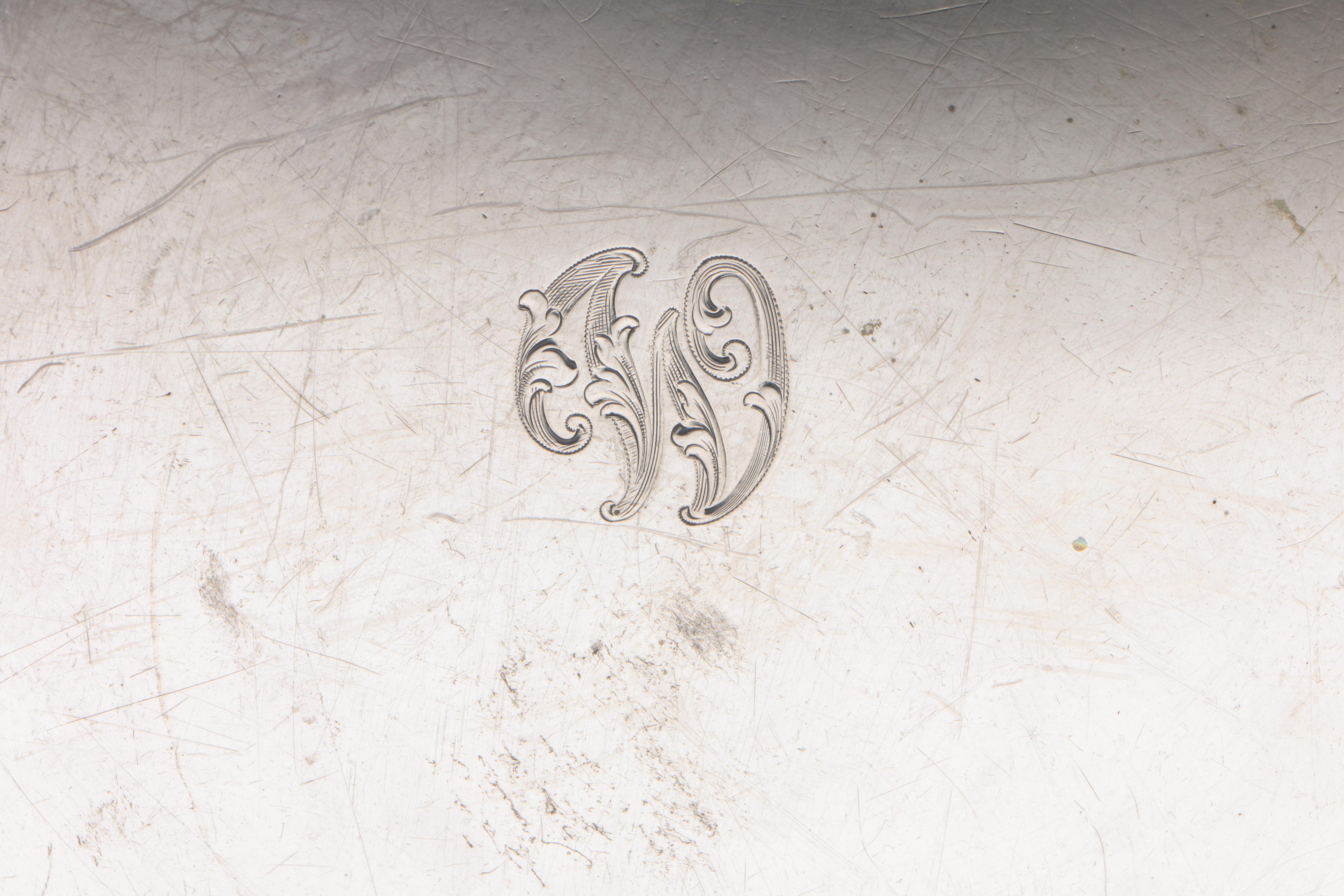 Vintage David-Andersen Norwegian 830 Silver Sandwich Plate