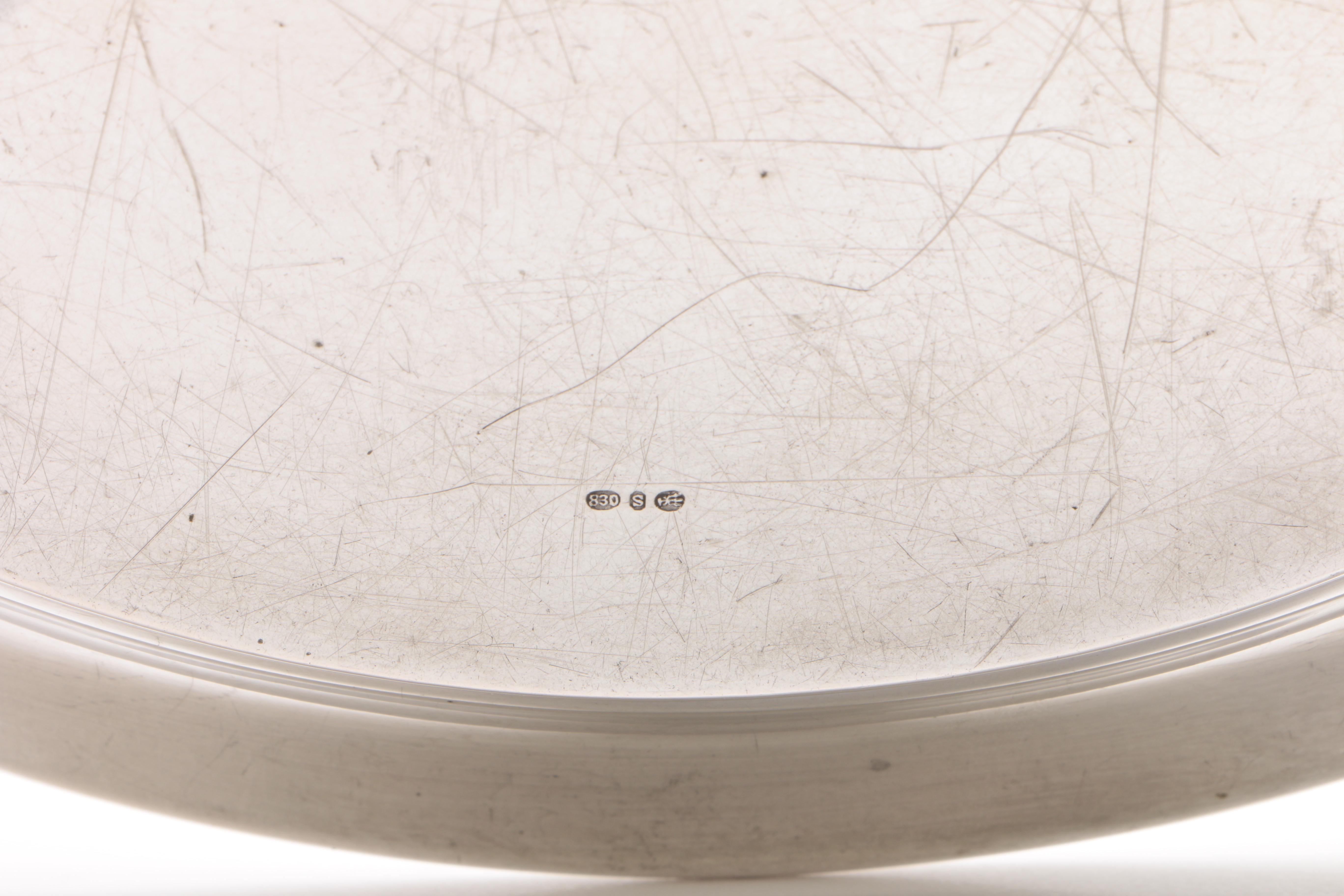 Vintage David-Andersen Norwegian 830 Silver Sandwich Plate