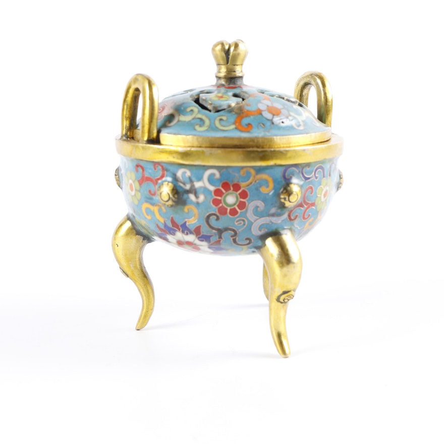 Chinese Cloisonne Censer