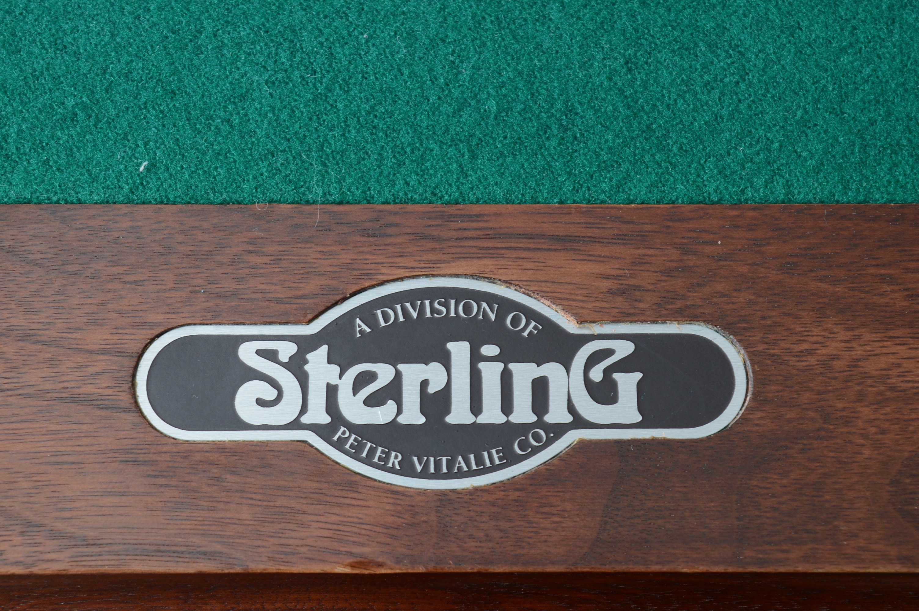 Peter Vitalie Co. "Sterling" Slate Top Billiards Table