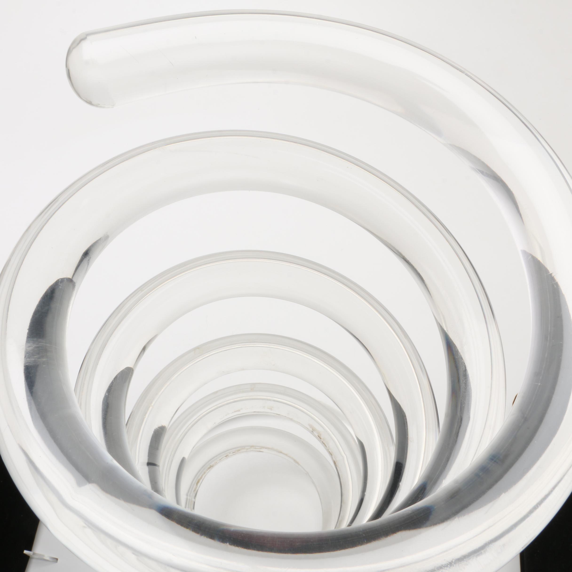 Mid-Century Modern Dorothy Thorpe Lucite "Spring" Umbrella Stand