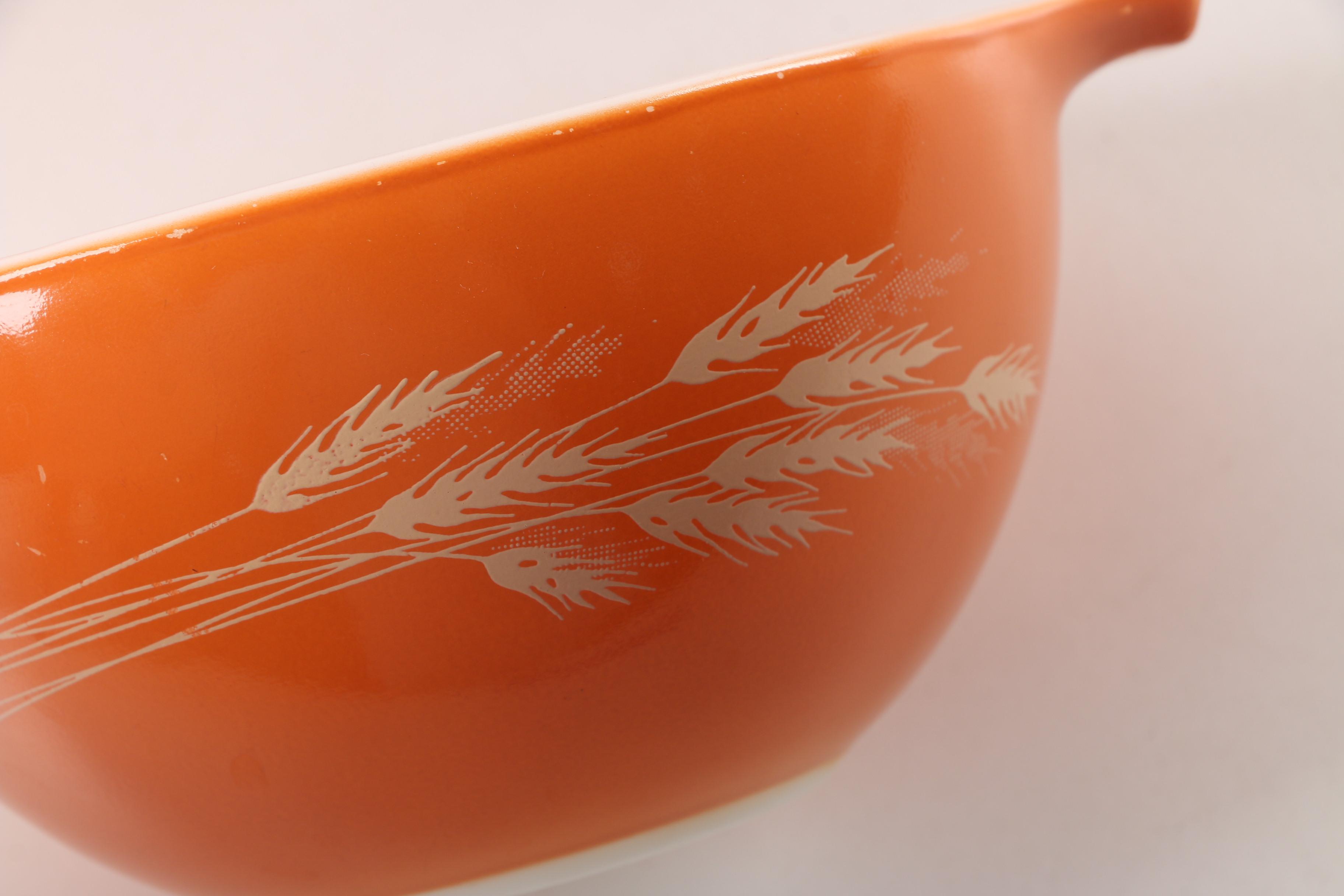 Vintage Pyrex "Autumn Harvest" Cinderella Bowls c. 1979-86