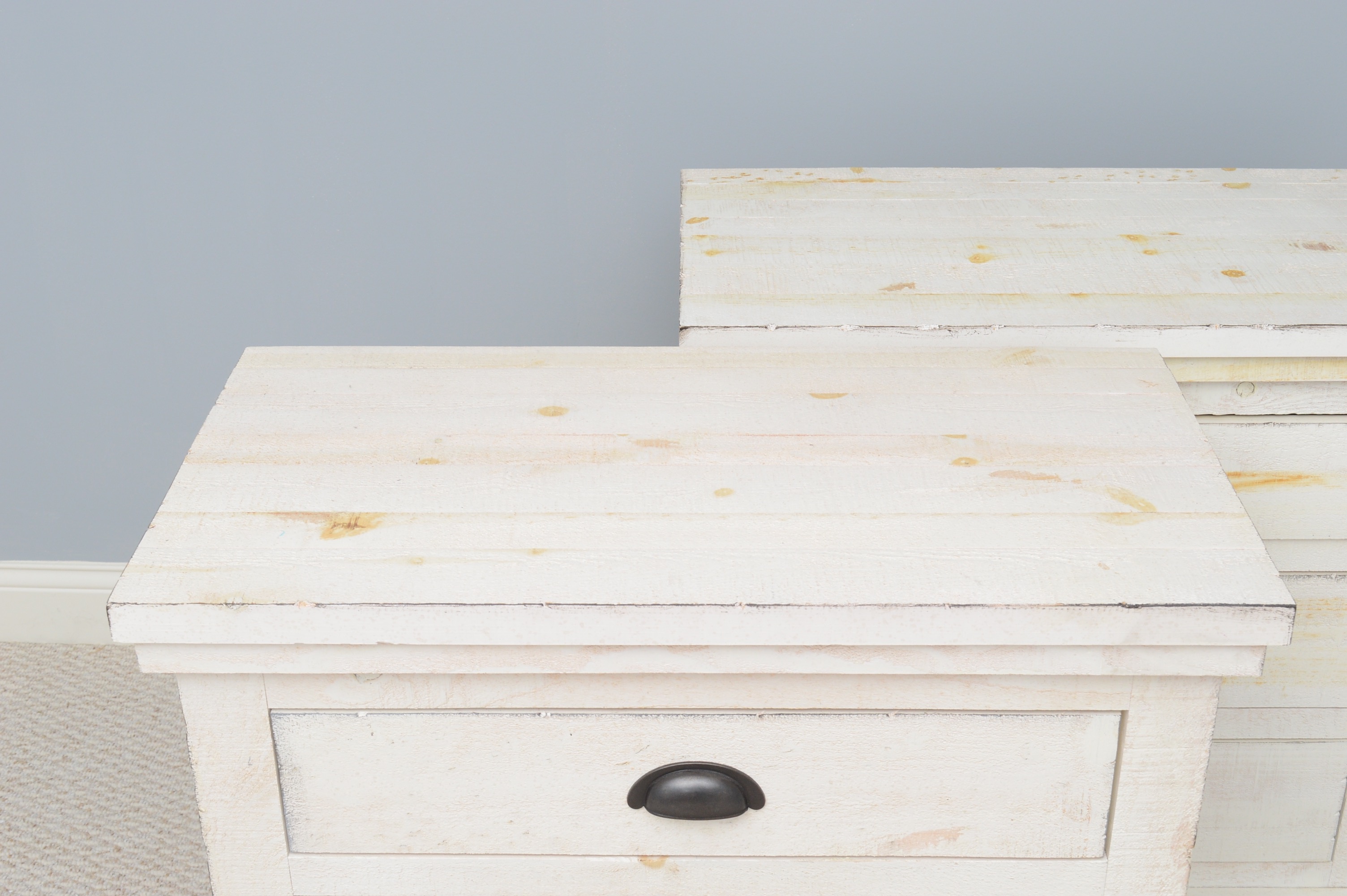 Pair of Rustic Style Night Stands