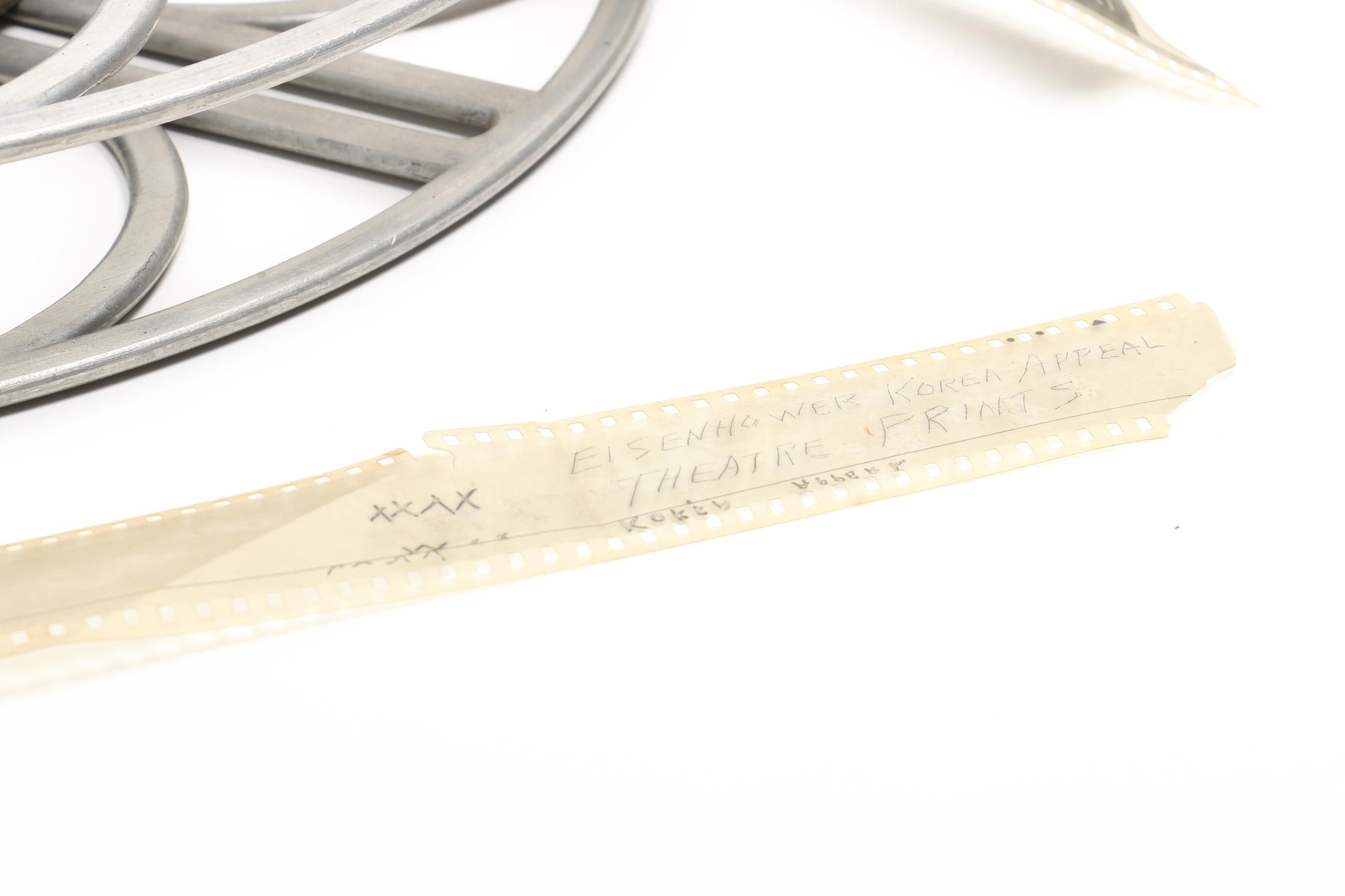 Vintage Movie Reel of President Eisenhower in Korea