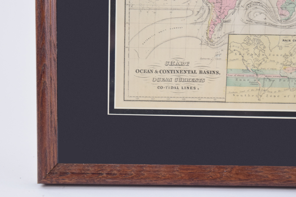 1862 Ocean and Continental Basins Current Map