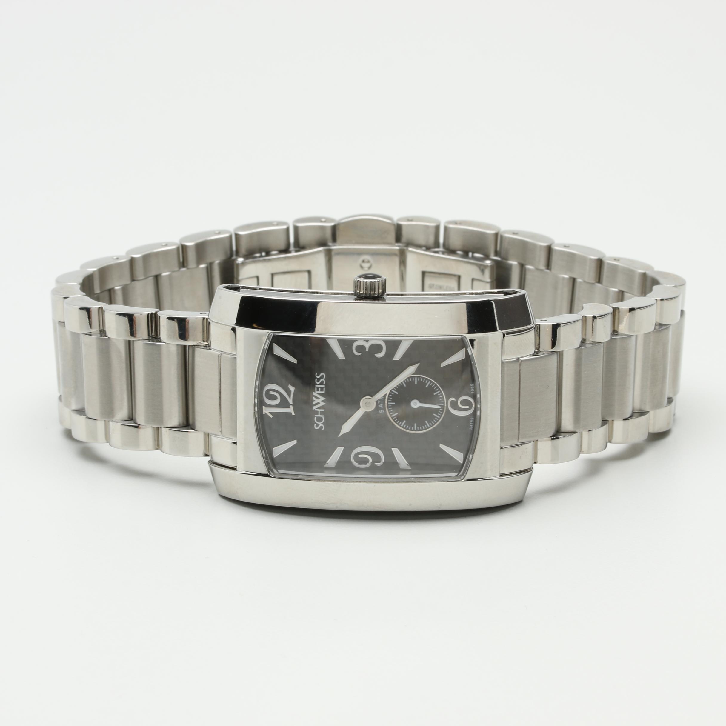 Schweiss Swiss Stainless Steel Oyster Watch