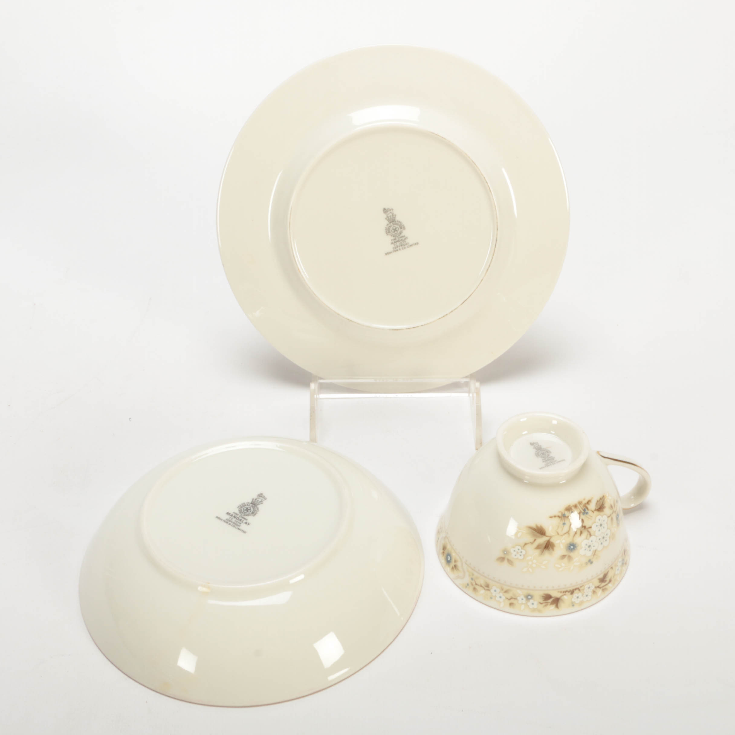 Assorted Royal Doulton "Mandalay" and "Ashley" Bone China Dinnerware