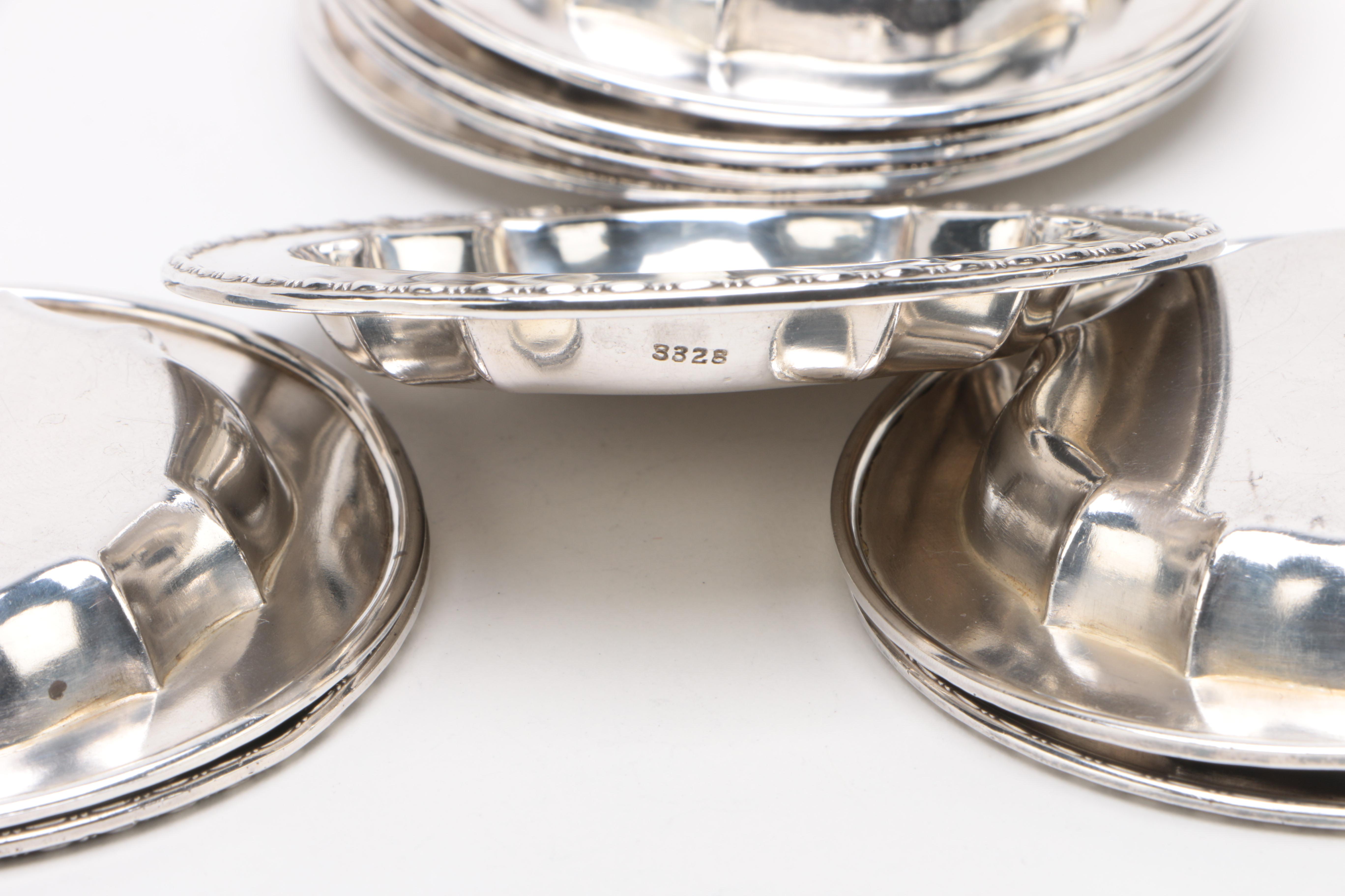 Vintage David-Andersen Norwegian 830 Silver Sauce Dishes