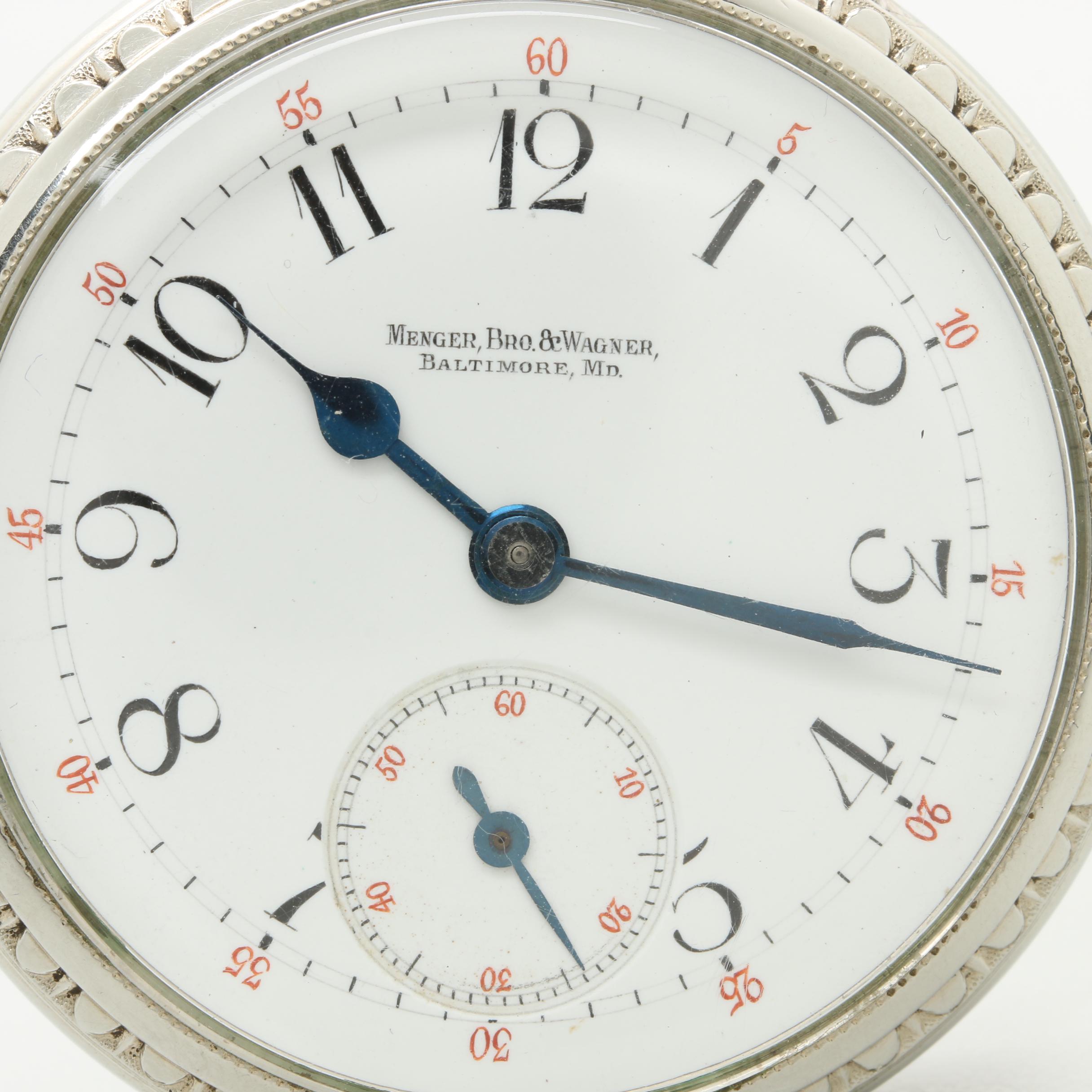 Circa 1926 Gold Filled Open Face Pocket Watch