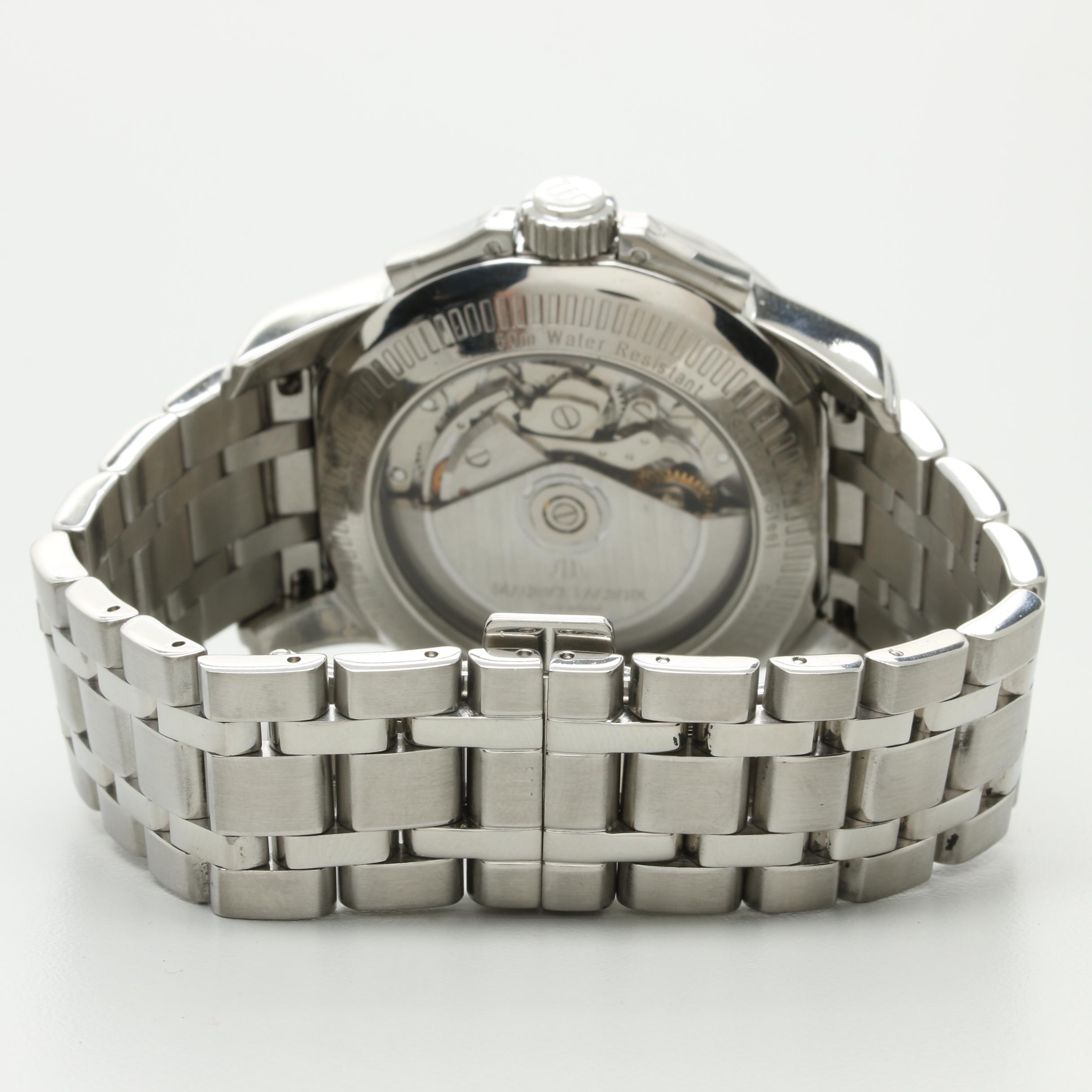 Maurice Lacroix Stainless Steel Chronograph Watch