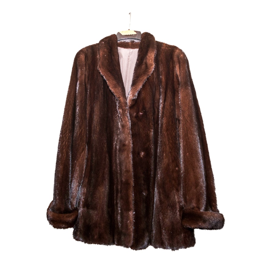 Vintage Dasco Brown Mink Fur Jacket