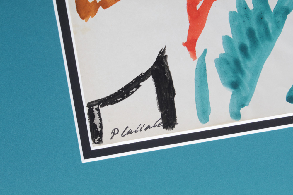 Philip Callahan Drawing of Seated Man