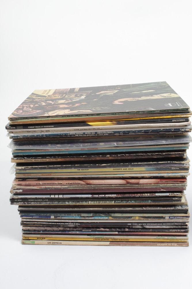 Vintage 1970s Record Albums Collection