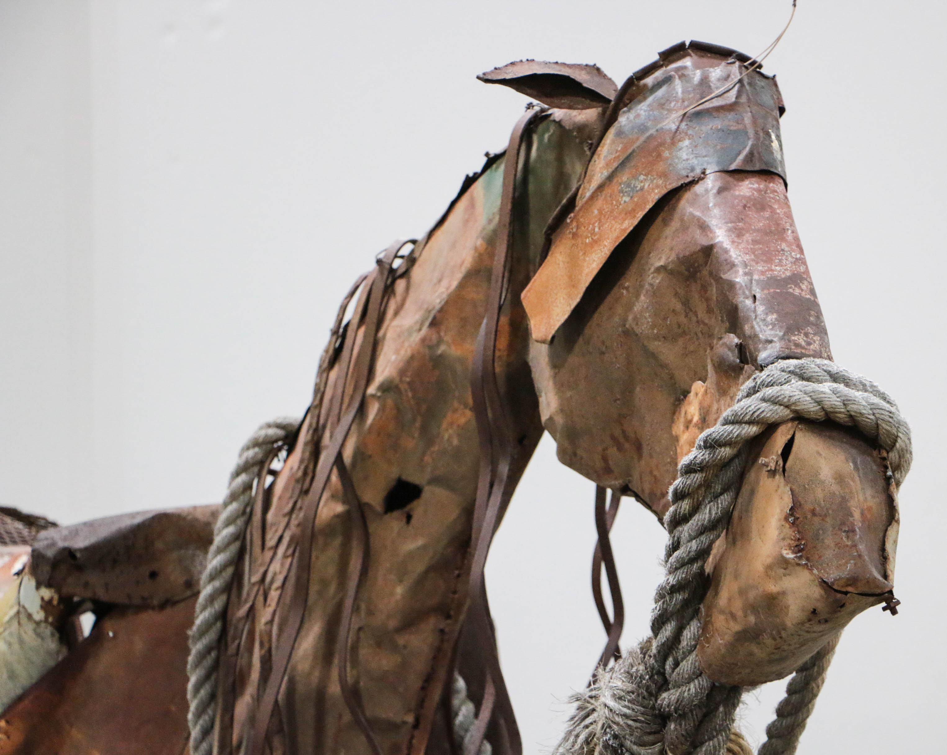 Doug Owen Monumental Recycled Metal Horse Sculpture