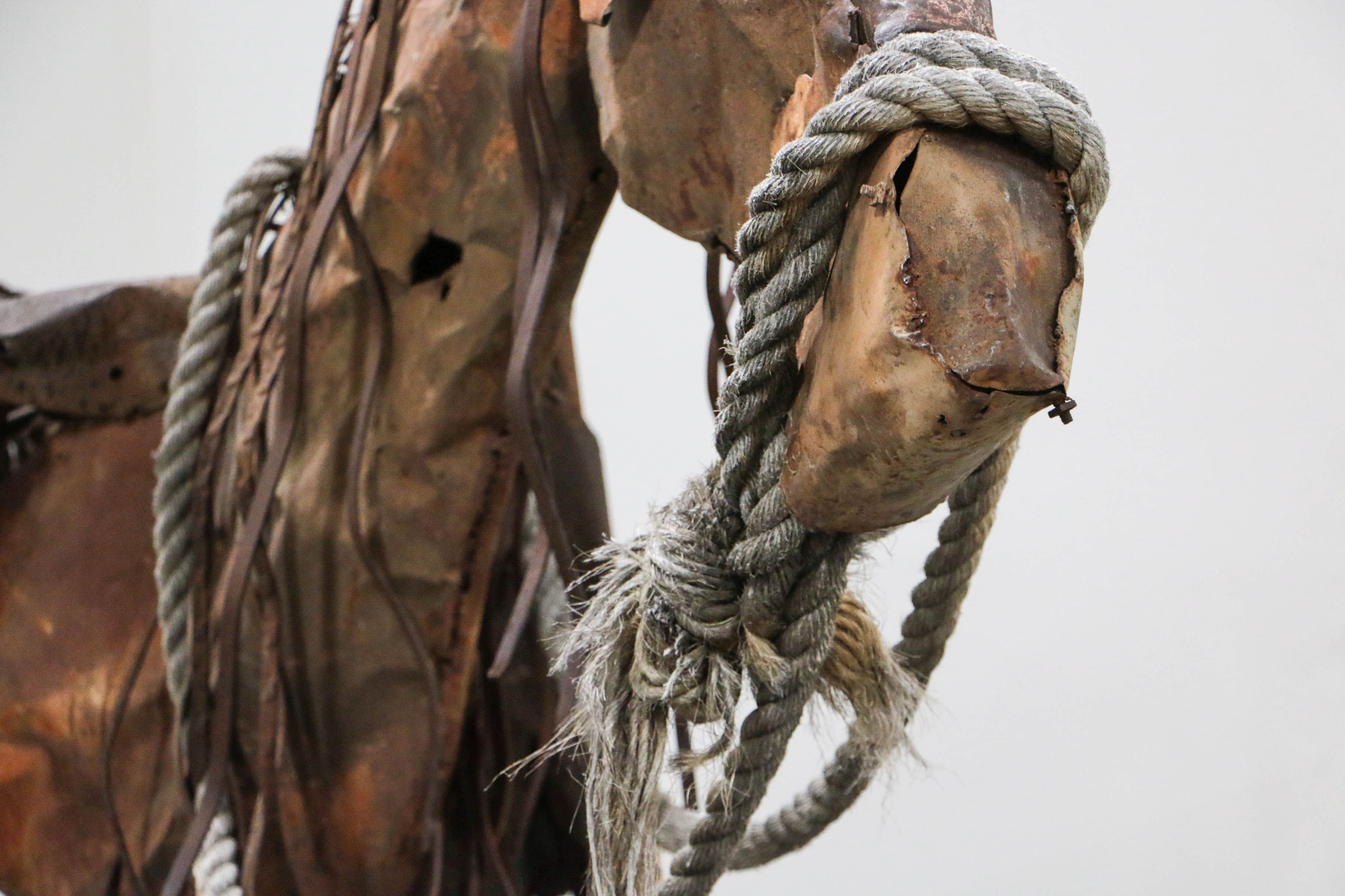 Doug Owen Monumental Recycled Metal Horse Sculpture