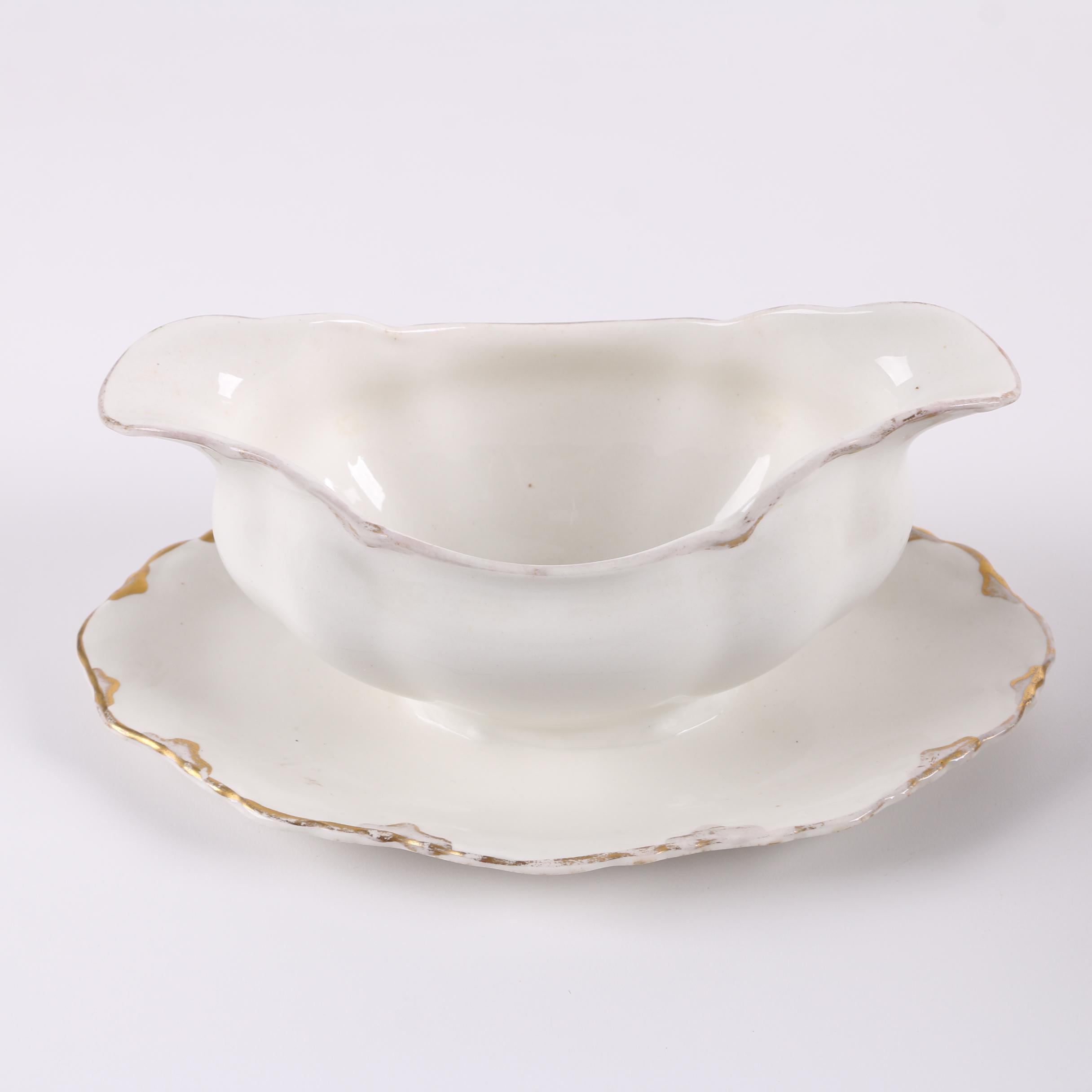 Antique Haviland Limoges "Silver Anniversary" Porcelain Dinnerware c. 1902