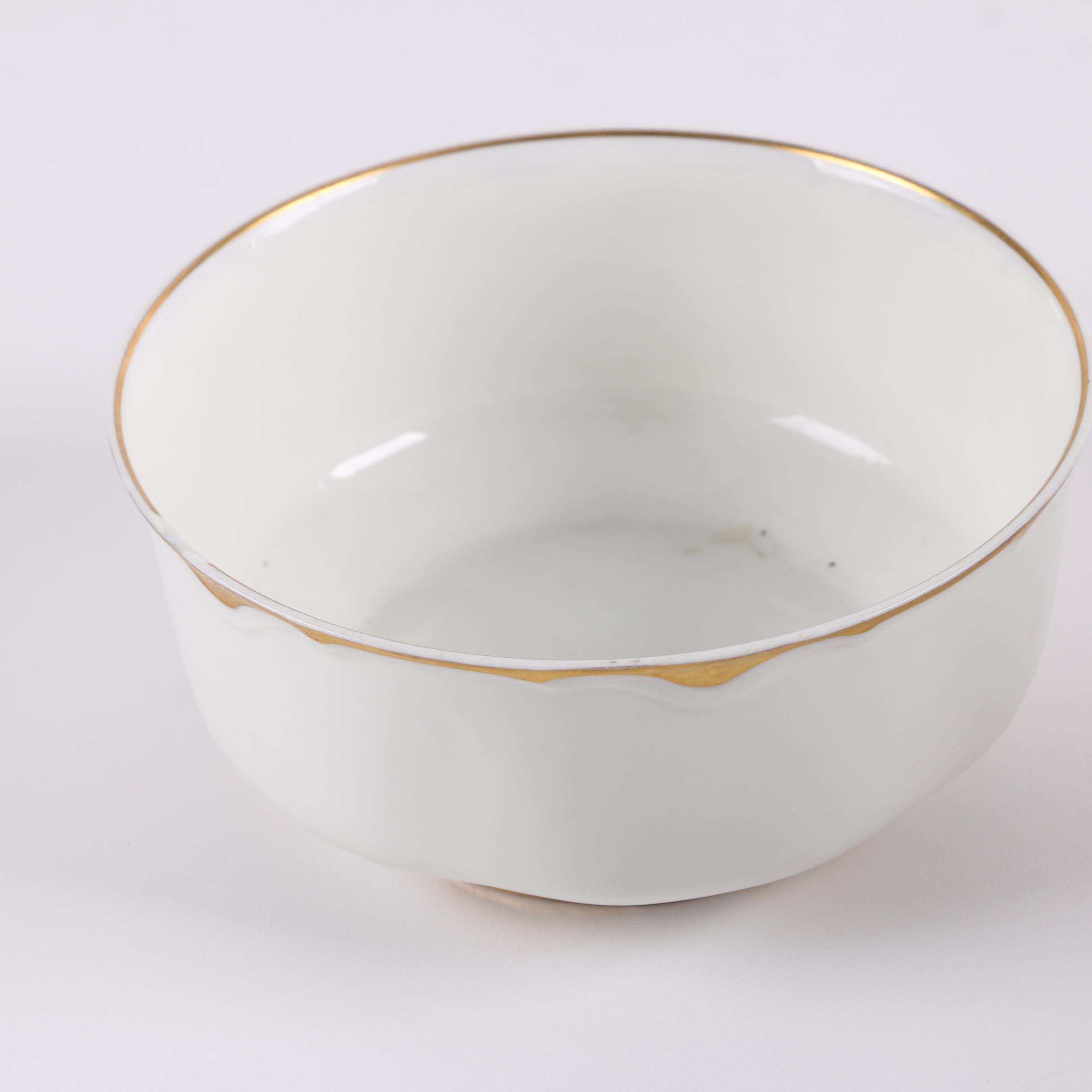 Antique Haviland Limoges "Silver Anniversary" Porcelain Dinnerware c. 1902