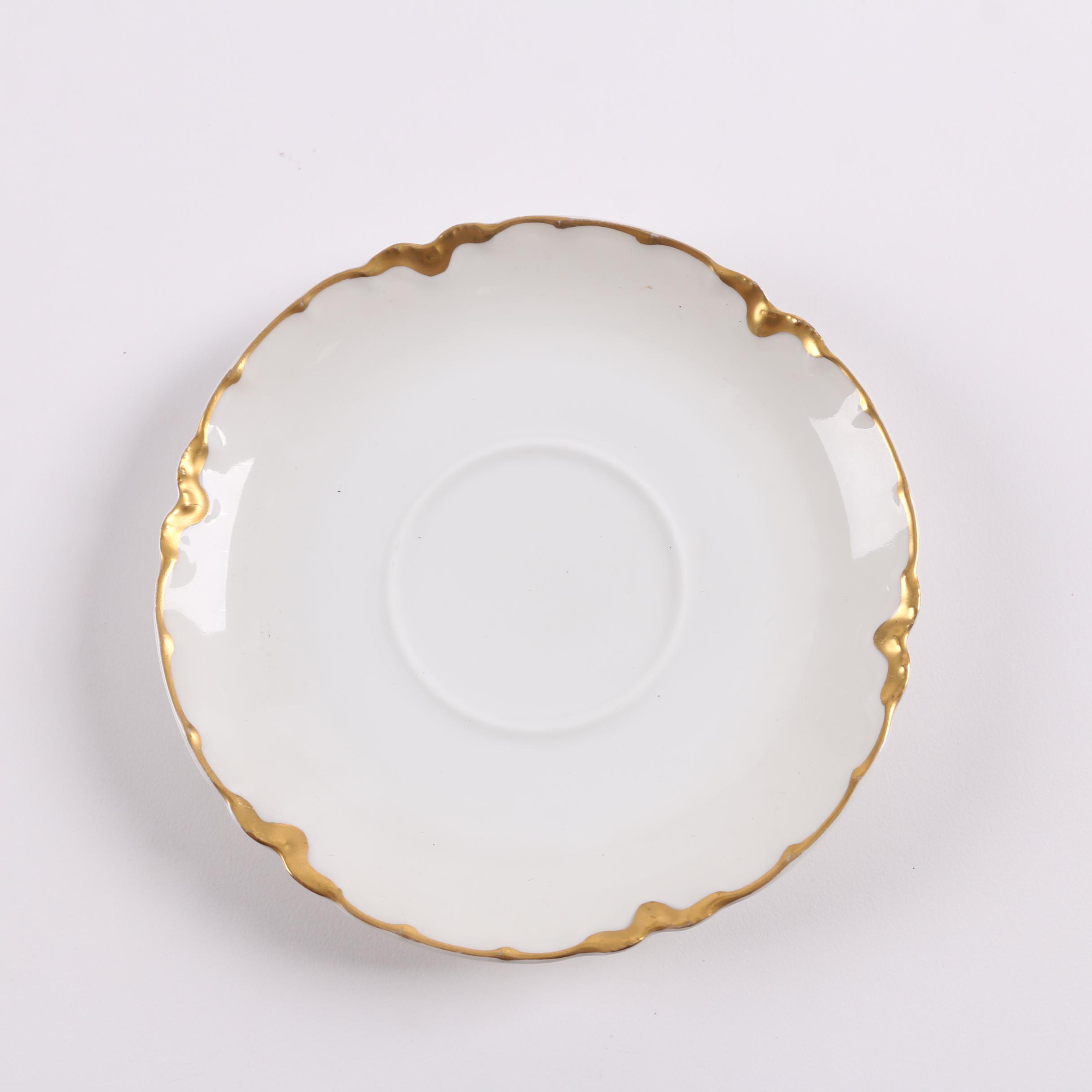 Antique Haviland Limoges "Silver Anniversary" Porcelain Dinnerware c. 1902