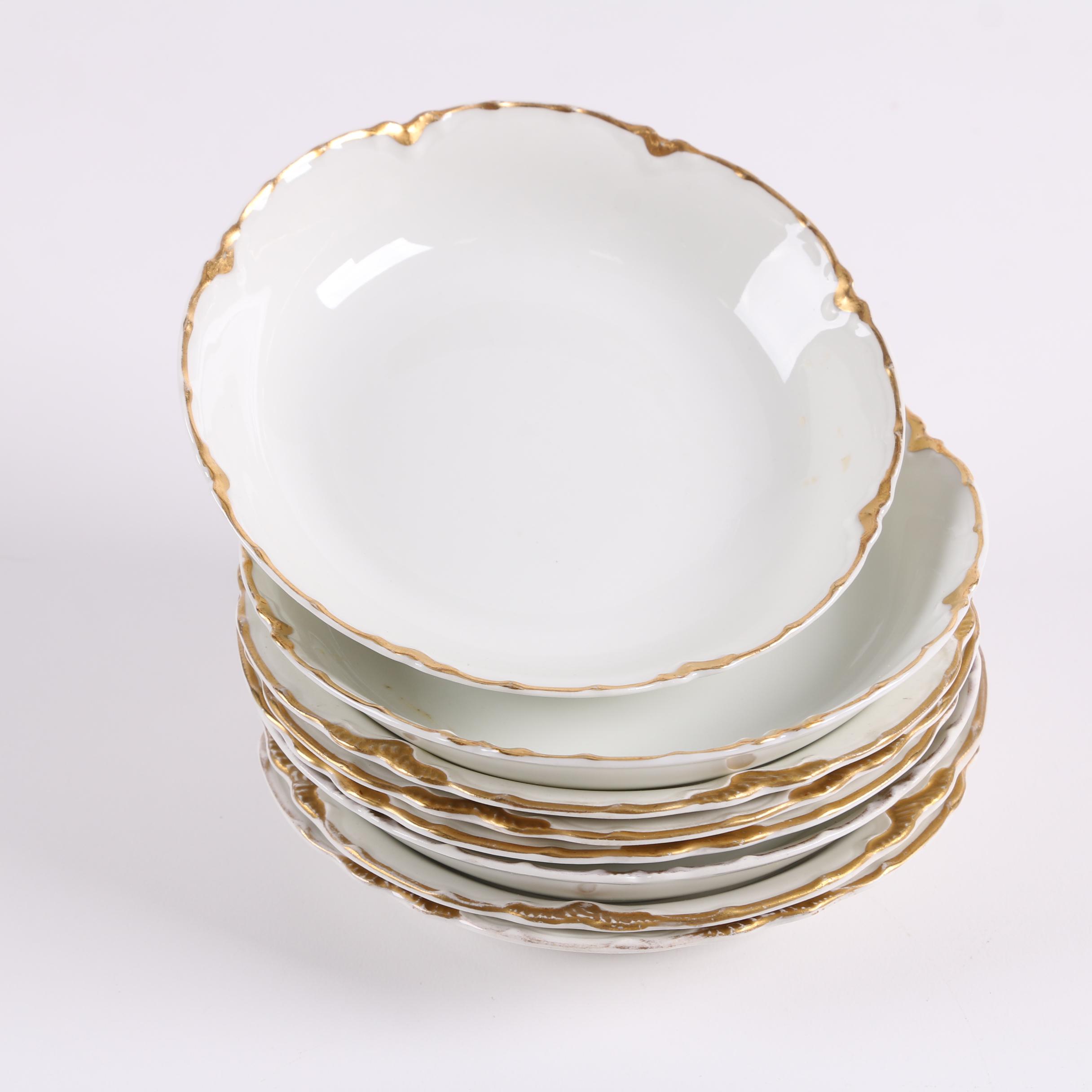 Antique Haviland Limoges "Silver Anniversary" Porcelain Dinnerware c. 1902