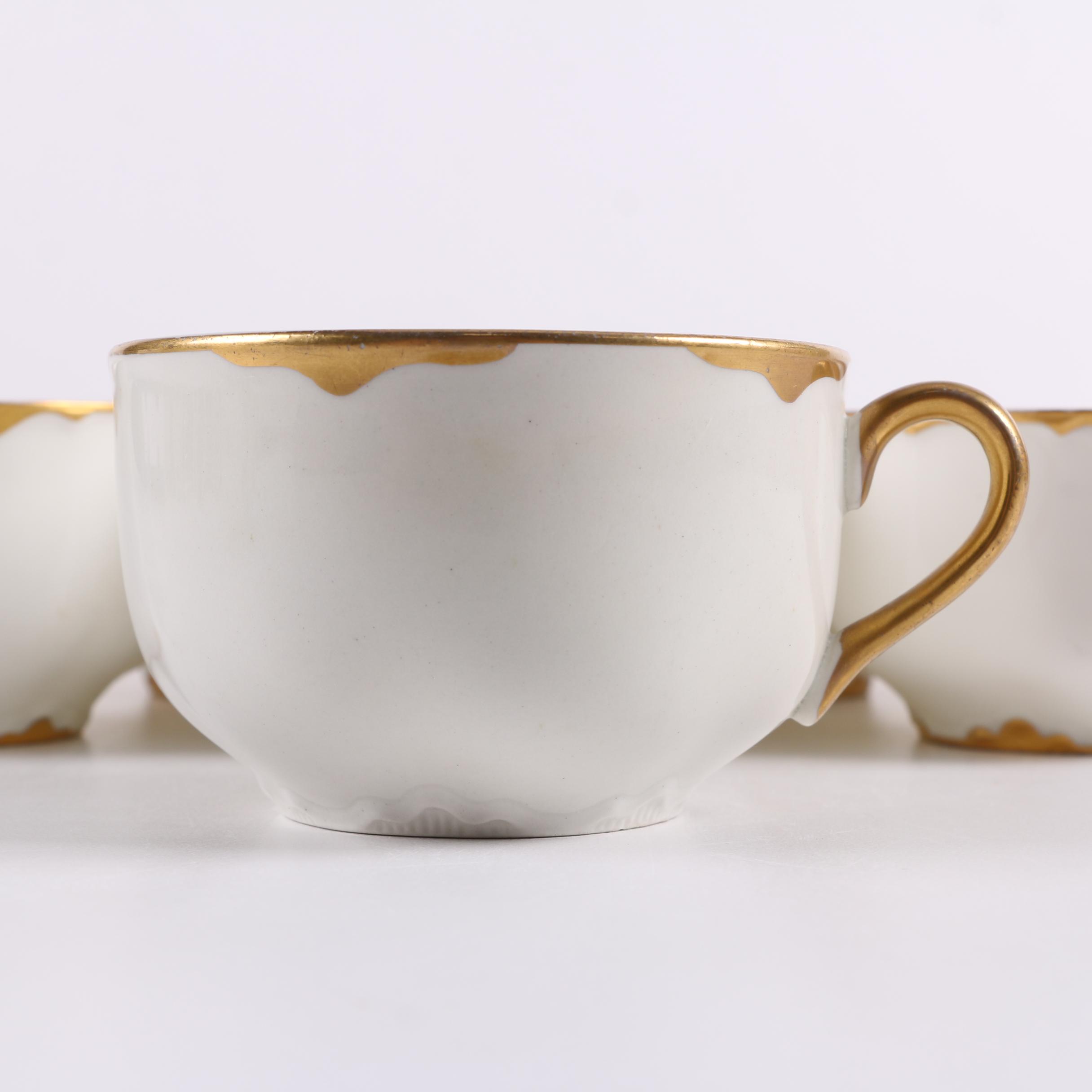 Antique Haviland Limoges "Silver Anniversary" Porcelain Dinnerware c. 1902