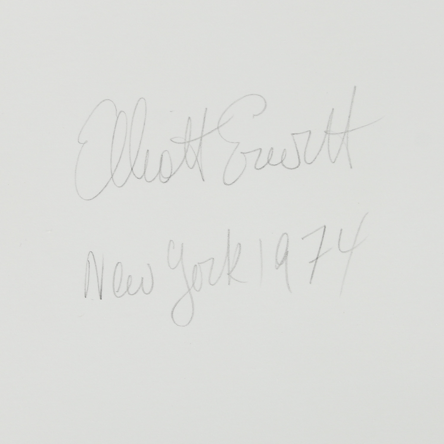 Elliot Erwitt Gelatin Silver Print "New York City (Felix, Gladys, and Rover)"