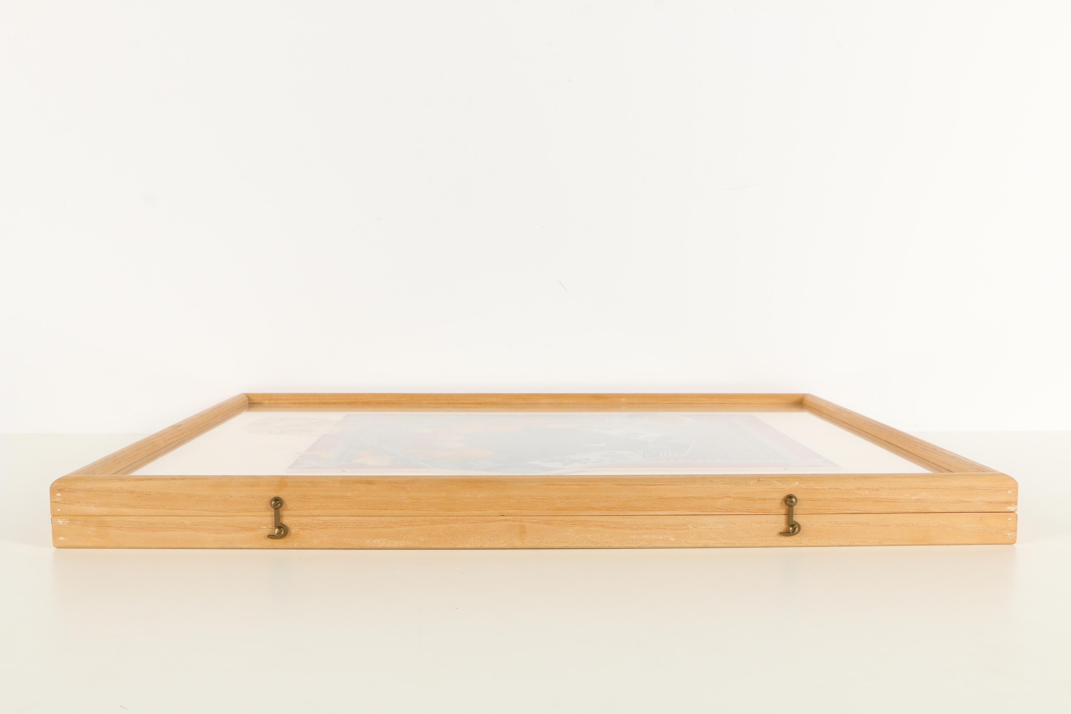 Amy F. Scott Oil Painting on Wood Puzzle "Tea and Tangerines, Midwinter Night"