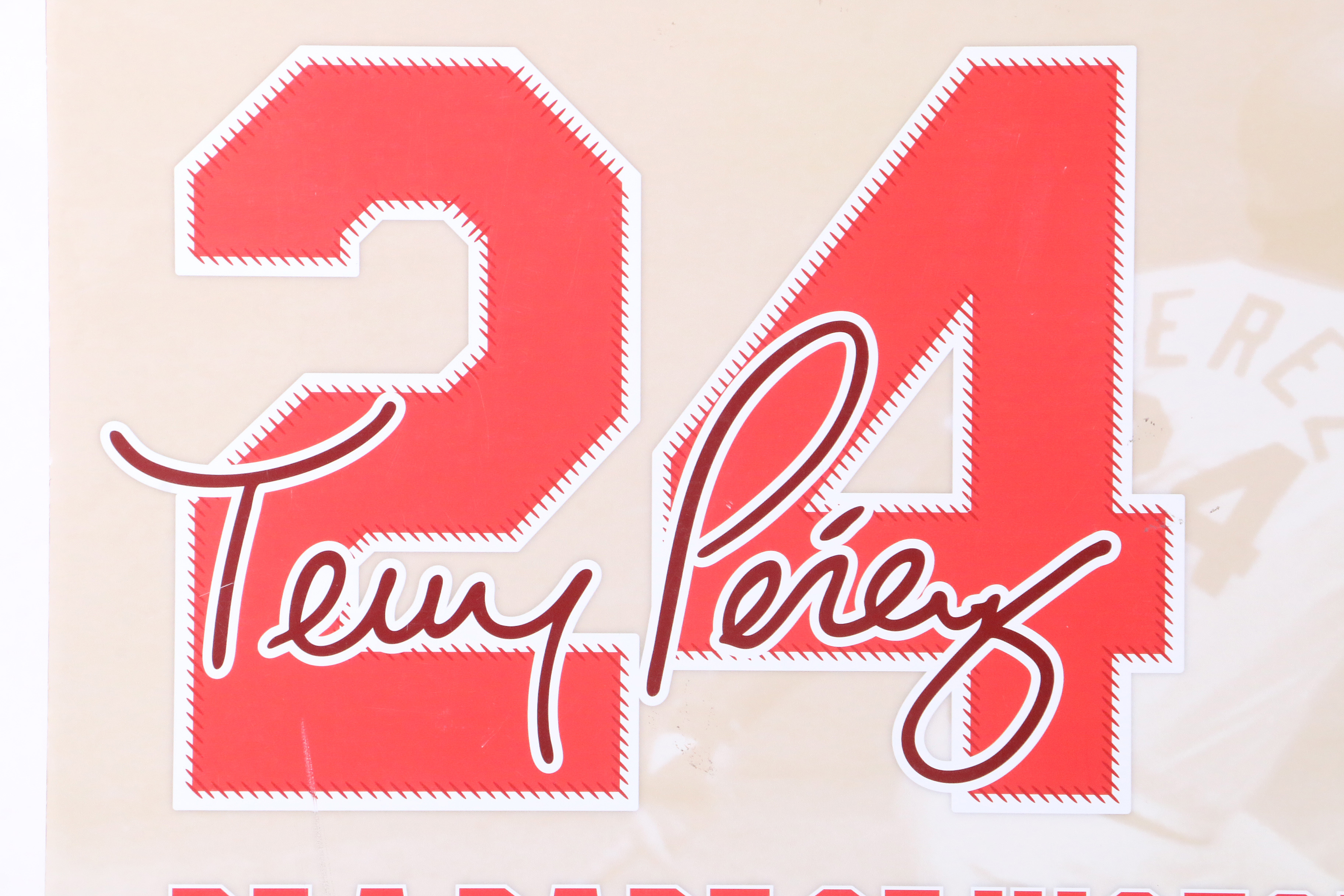 Tony Perez "Part Of History Statue" Reds Hall of Fame Sign COA