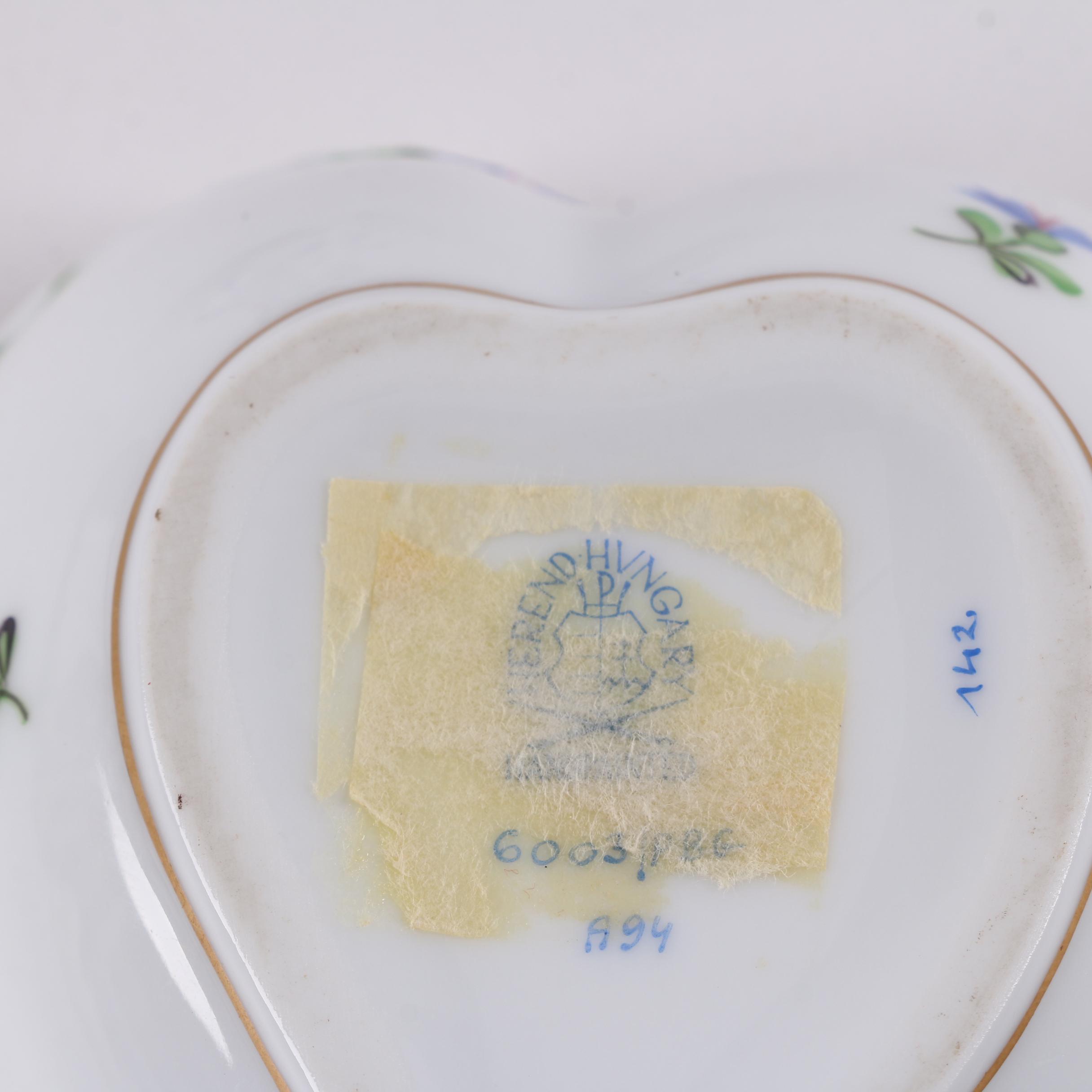 Herend Hand-Painted "Blue Garland" Porcelain Trinket Box