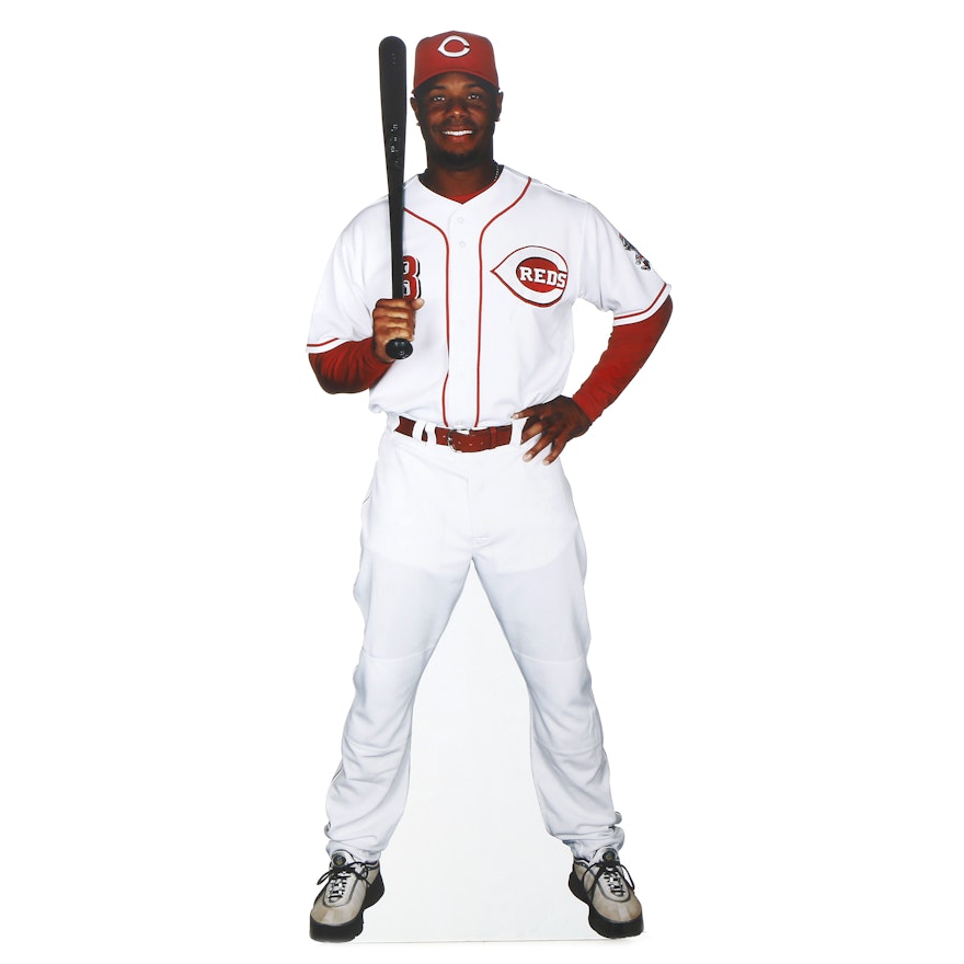 Ken Griffey Jr. Cincinnati Reds Hall Of Fame Exhibit Display COA