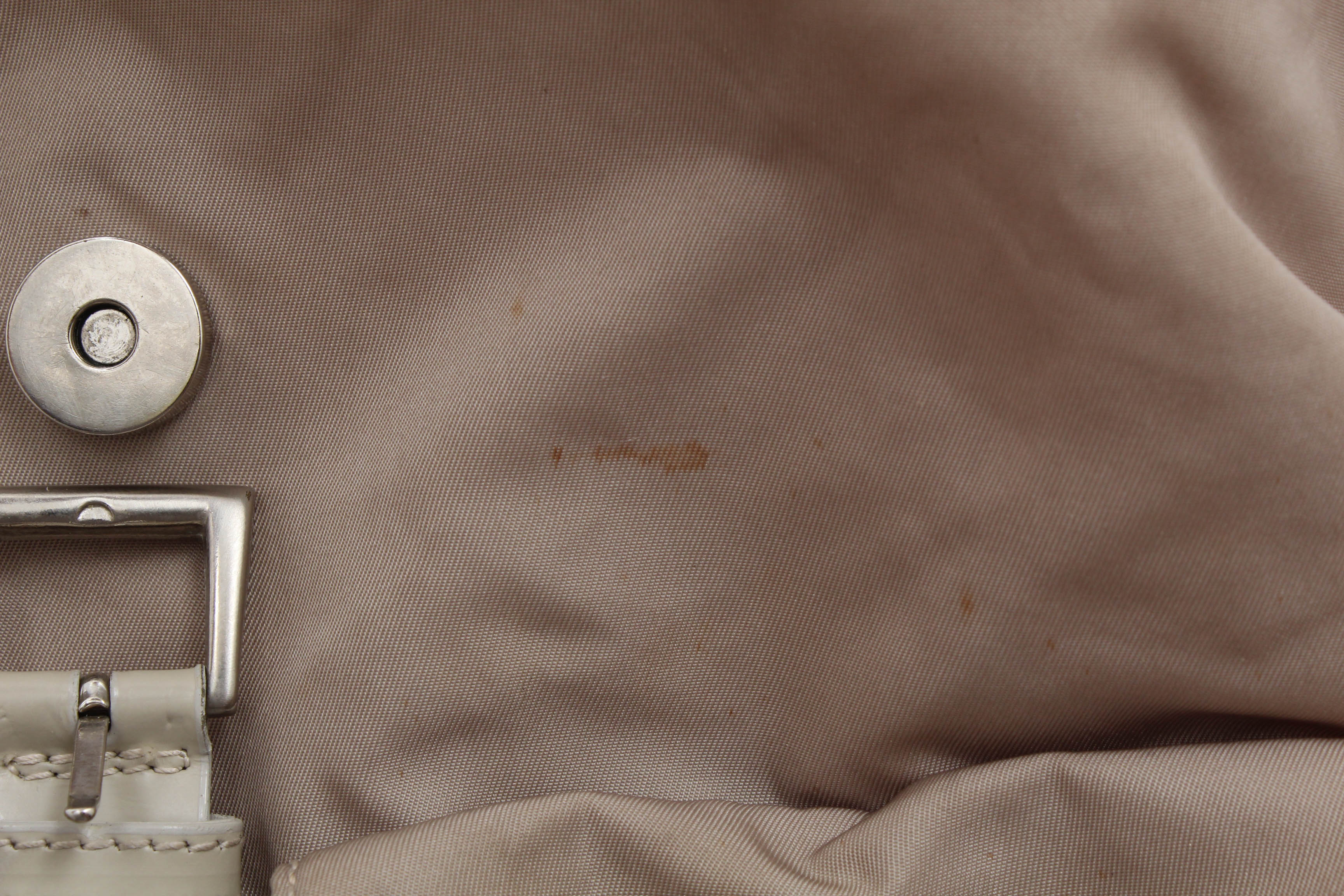 Prada Beige Nylon and Leather Backpack