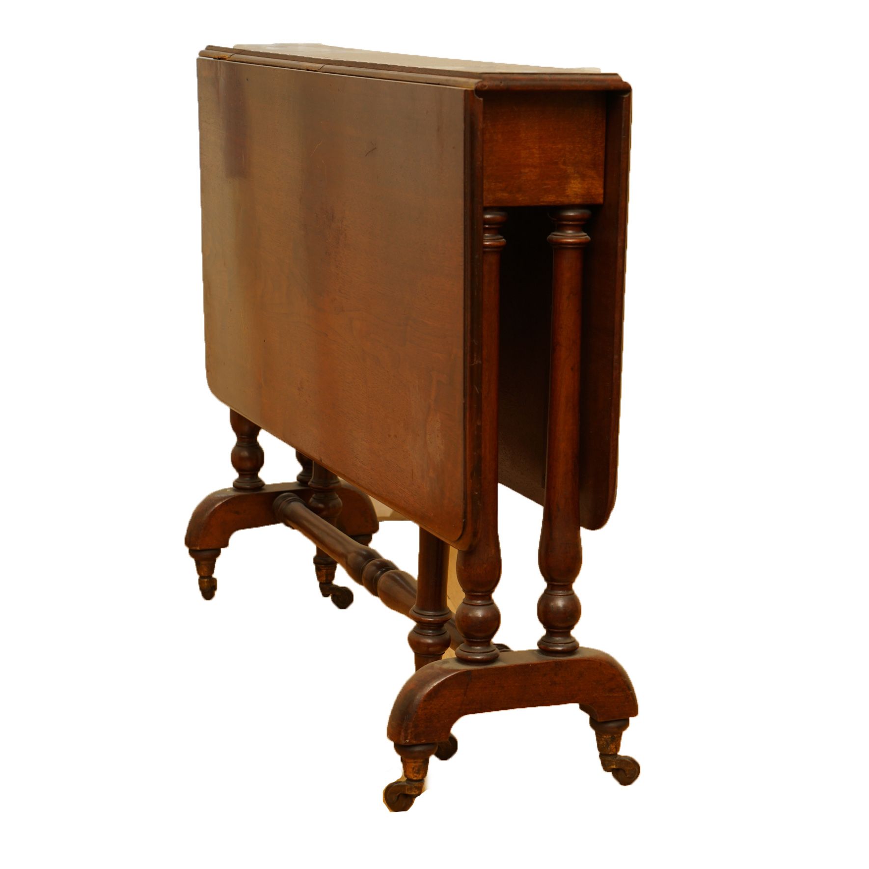 Vintage Mahogany Drop Leaf Gate Leg Table