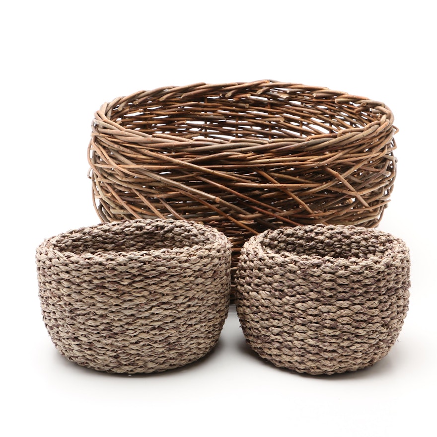 Three Decorative Baskets